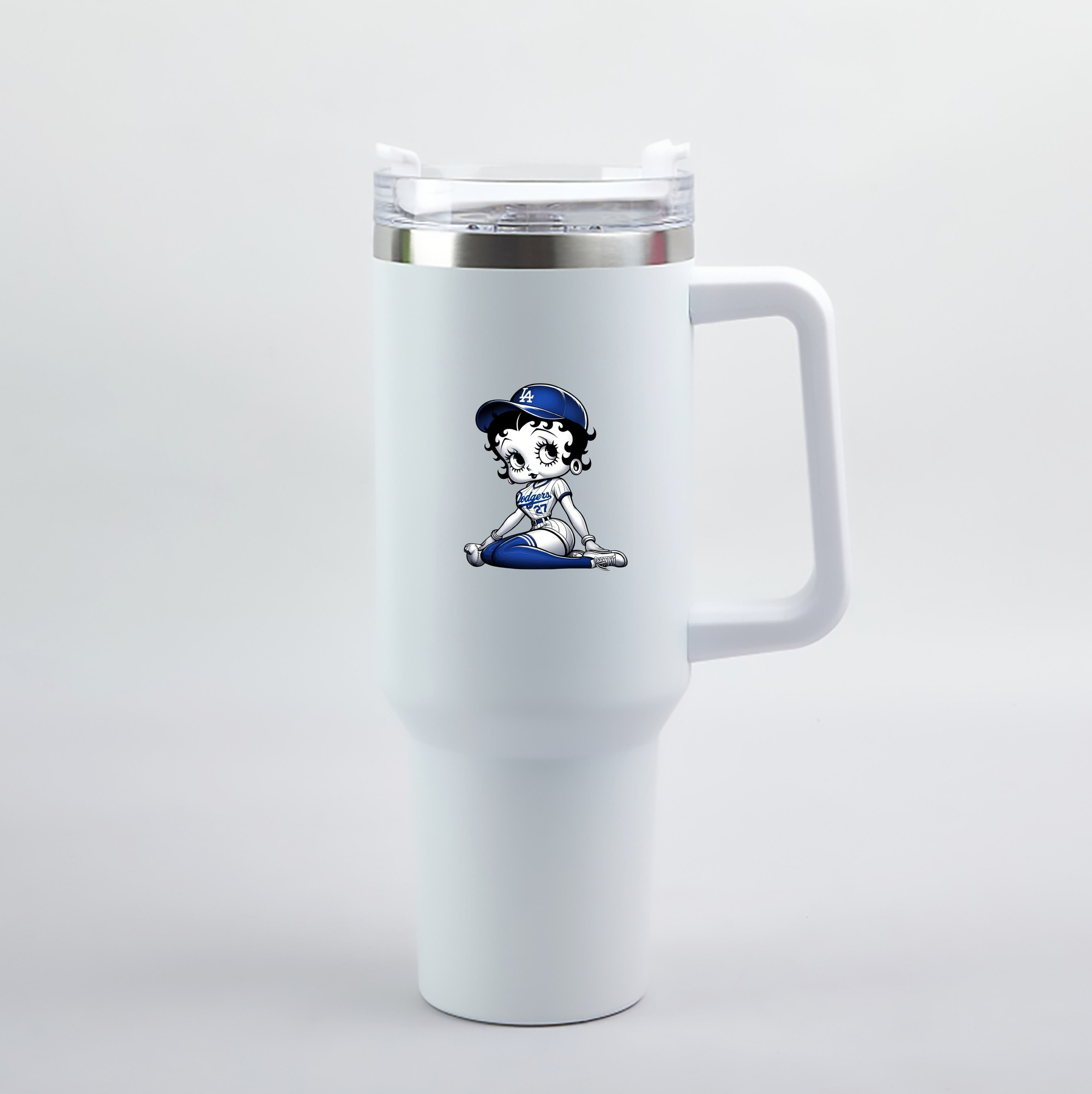  40oz Handle Car Tumbler – Durable Stainless Steel Travel Mug With UV Print – Double Wall Insulated, Fits Most Car Cup Holders