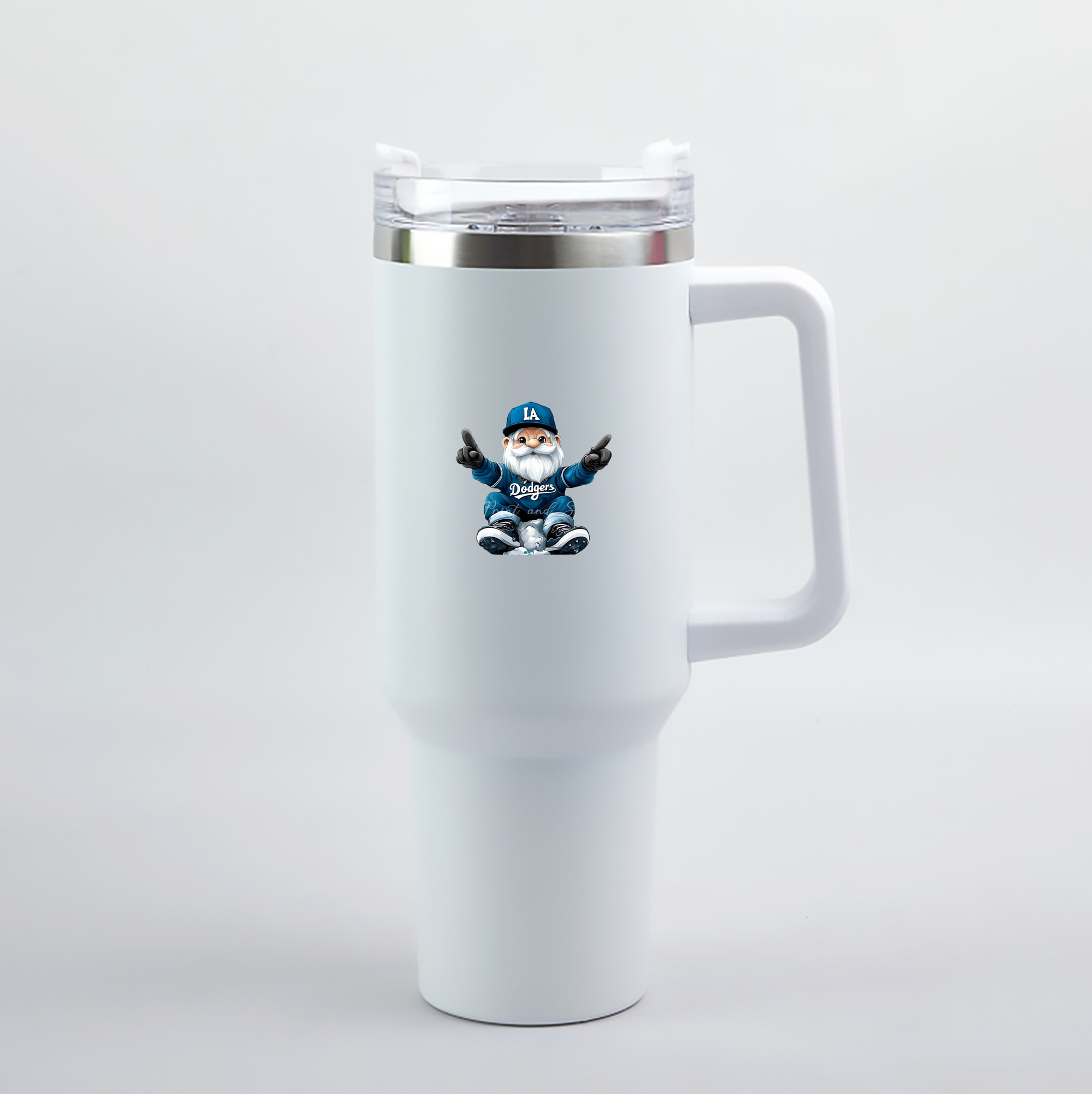  40oz Handle Car Tumbler – Durable Stainless Steel Travel Mug With UV Print – Double Wall Insulated, Fits Most Car Cup Holders