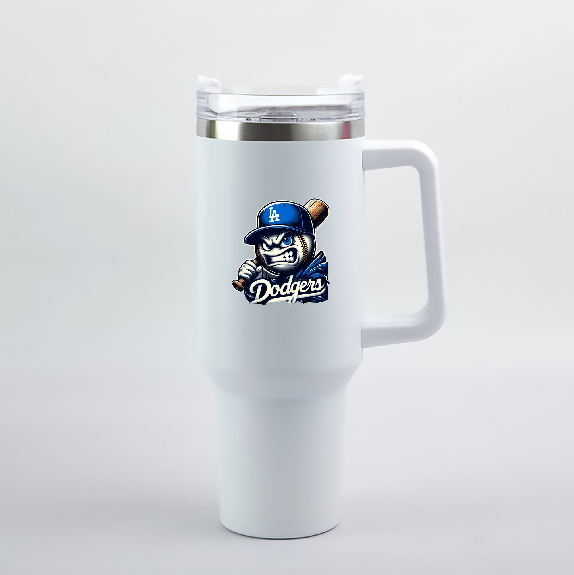  40oz Handle Car Tumbler – Durable Stainless Steel Travel Mug With UV Print – Double Wall Insulated, Fits Most Car Cup Holders