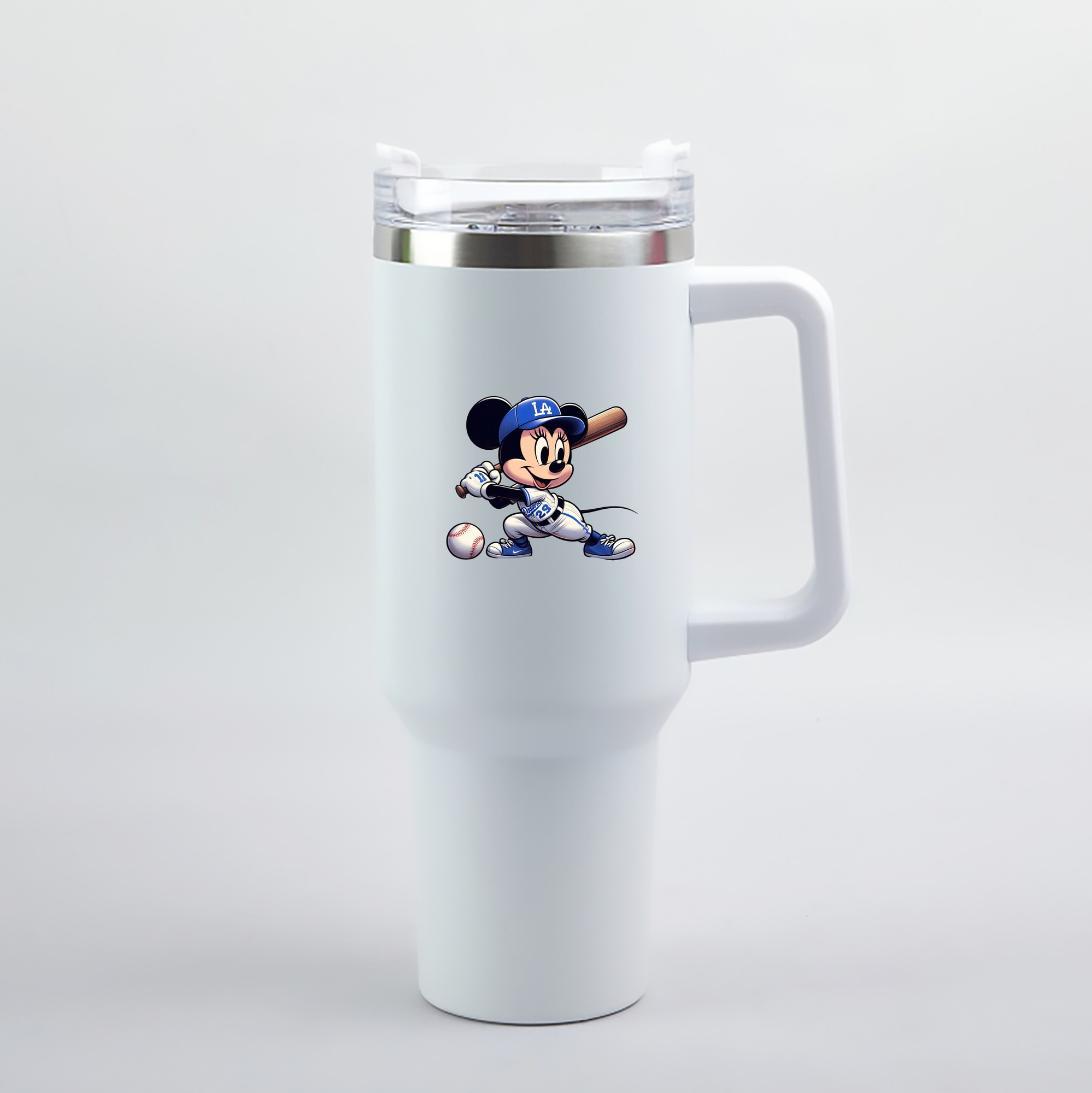  40oz Handle Car Tumbler – Durable Stainless Steel Travel Mug With UV Print – Double Wall Insulated, Fits Most Car Cup Holders