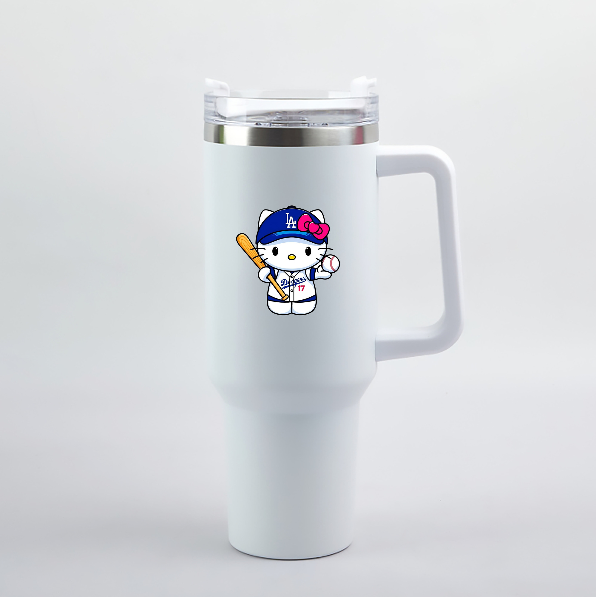  40oz Handle Car Tumbler – Durable Stainless Steel Travel Mug With UV Print – Double Wall Insulated, Fits Most Car Cup Holders