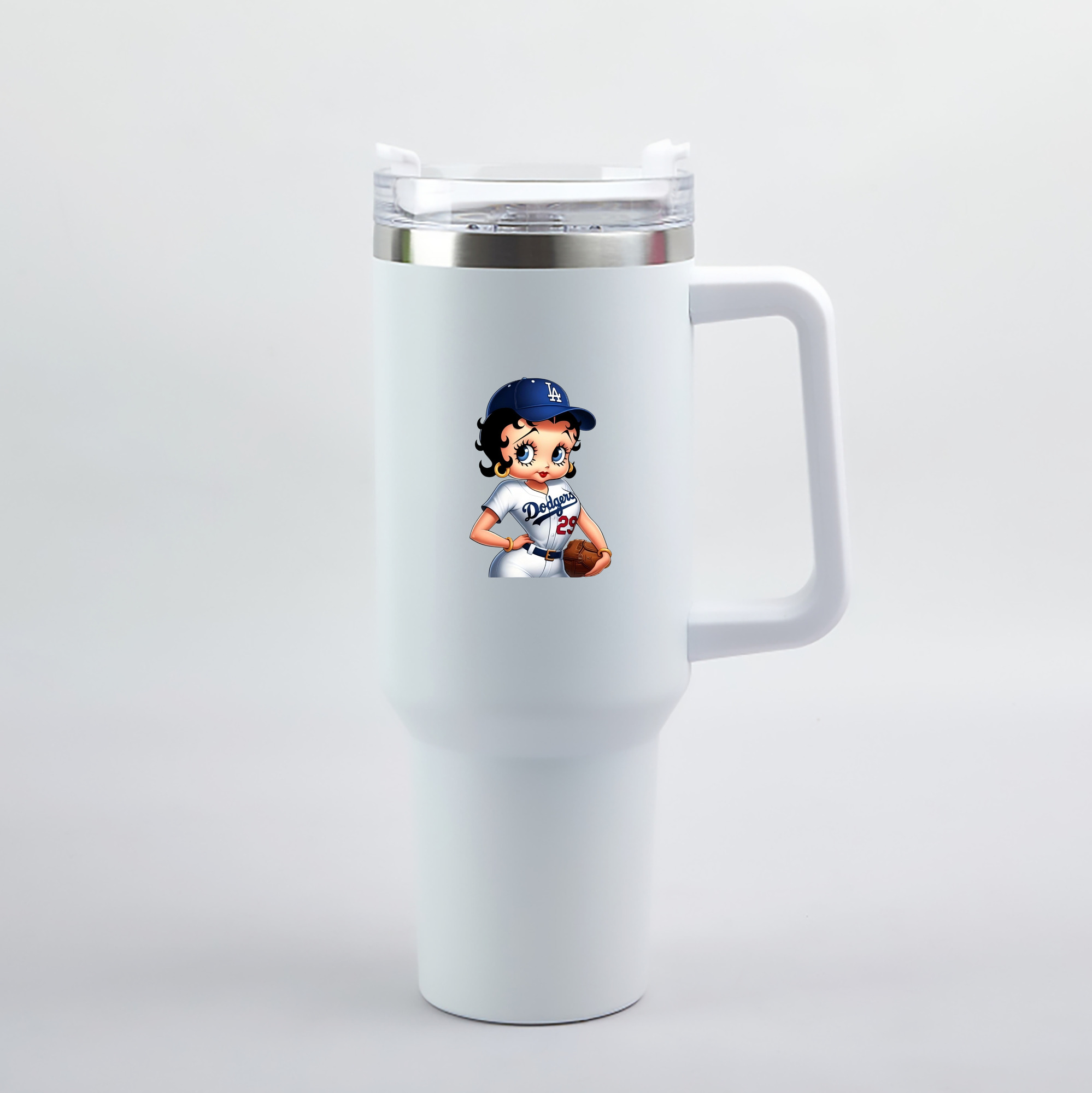  40oz Handle Car Tumbler – Durable Stainless Steel Travel Mug With UV Print – Double Wall Insulated, Fits Most Car Cup Holders