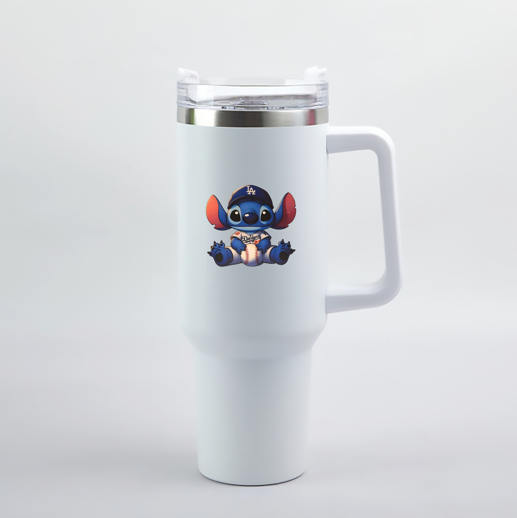  40oz Handle Car Tumbler – Durable Stainless Steel Travel Mug With UV Print – Double Wall Insulated, Fits Most Car Cup Holders