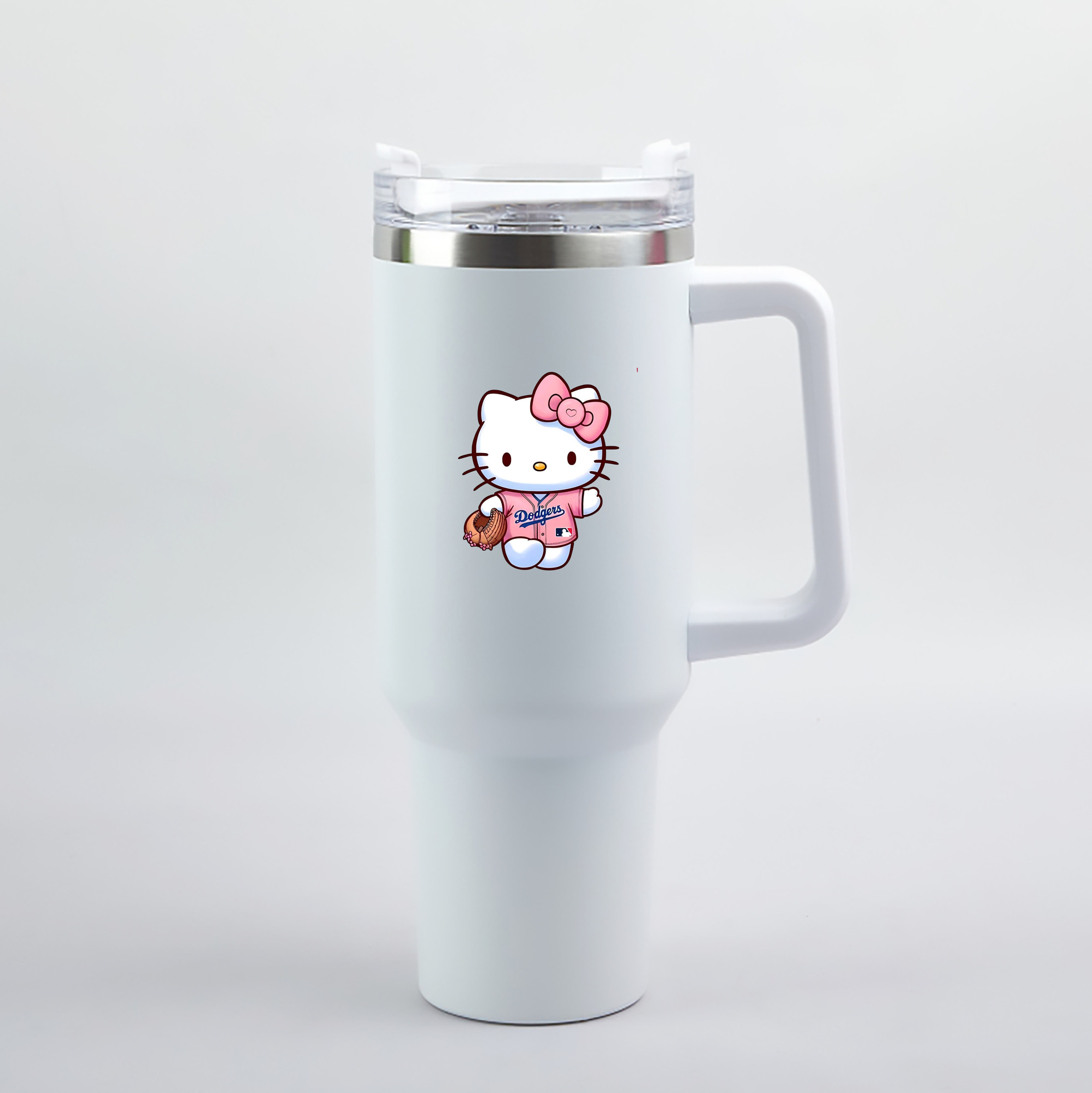  40oz Handle Car Tumbler – Durable Stainless Steel Travel Mug With UV Print – Double Wall Insulated, Fits Most Car Cup Holders