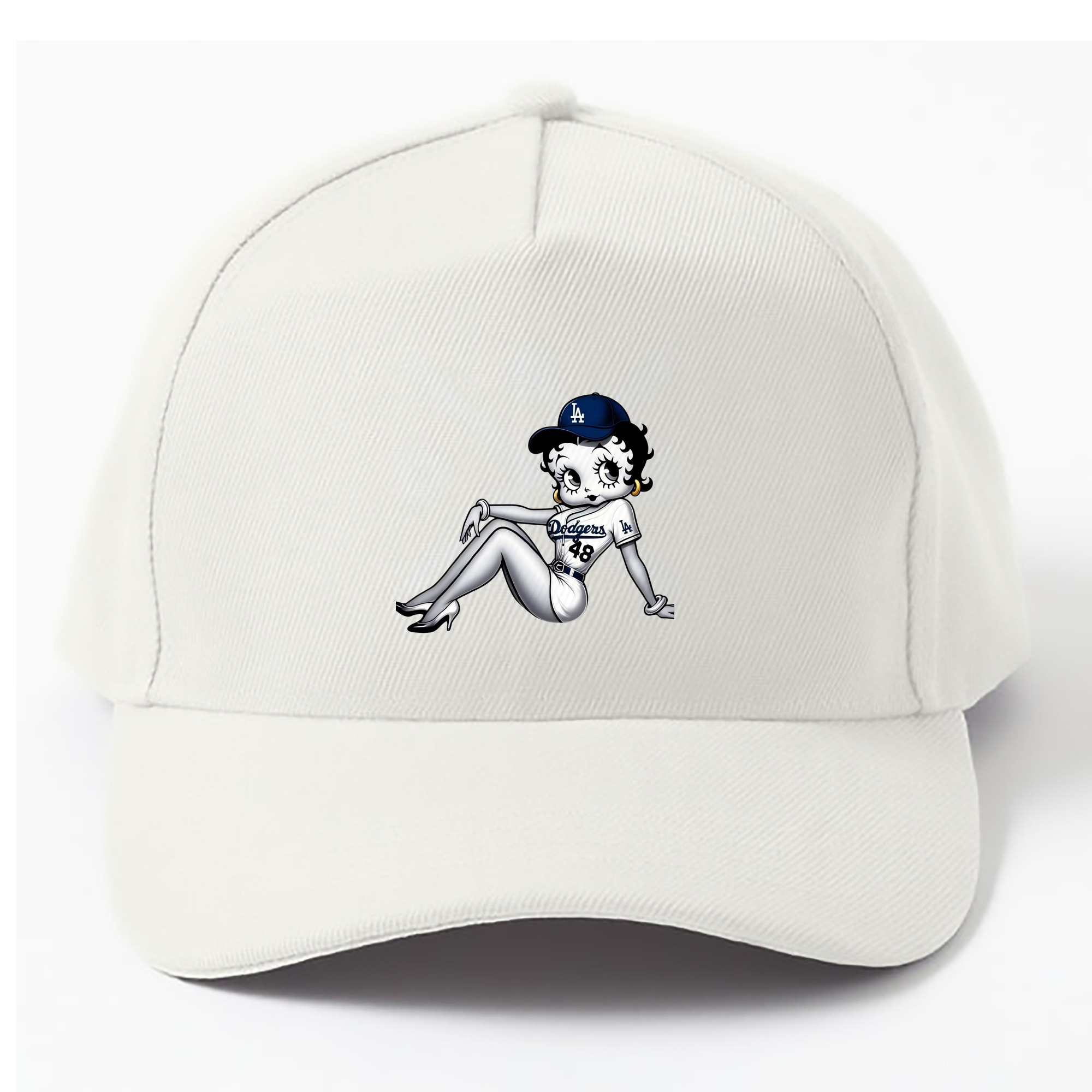  100% Cotton Baseball Cap – Heat Transfer Print – Comfortable, Durable, Perfect For Sports & Everyday Wear