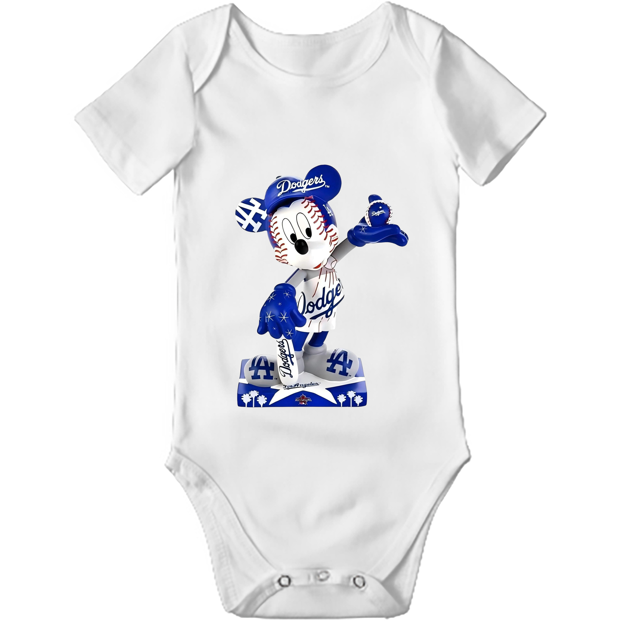  Baby Short Sleeve Romper – 100% Cotton Soft & Breathable Digital Print Onesie With Easy Snap Closure And Envelope Shoulder – Comfortable For Daily Wear & Travel