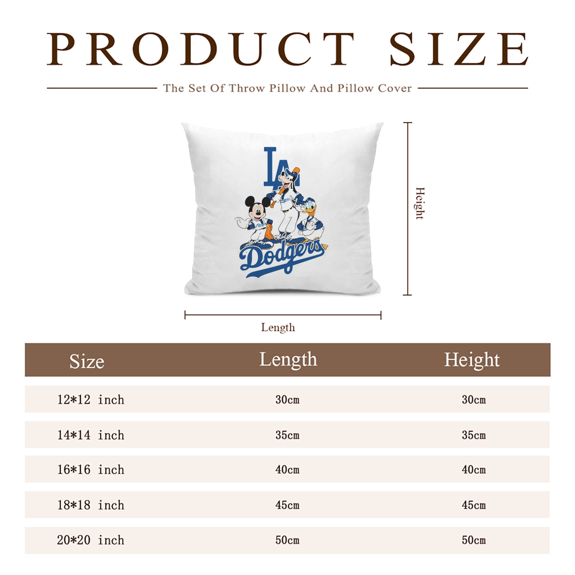  Soft Polyester Pillow Cover With Insert – Double-Sided Design, Invisible Zipper, Durable & Breathable – Easy Care Cushion Set