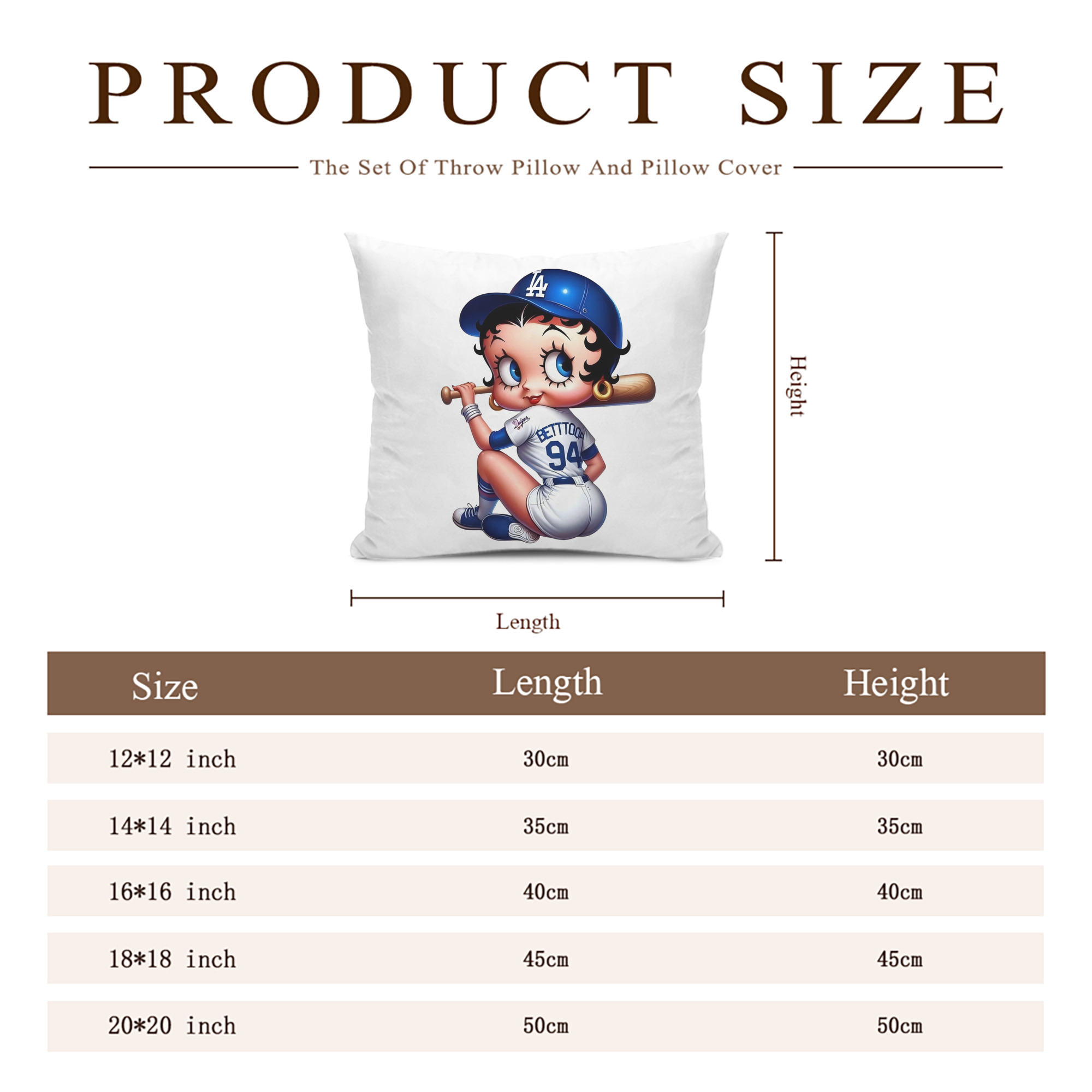  Soft Polyester Pillow Cover With Insert – Double-Sided Design, Invisible Zipper, Durable & Breathable – Easy Care Cushion Set
