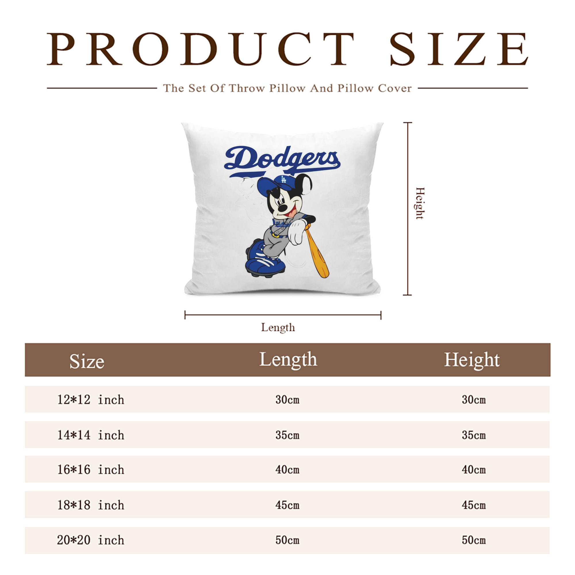  Soft Polyester Pillow Cover With Insert – Double-Sided Design, Invisible Zipper, Durable & Breathable – Easy Care Cushion Set