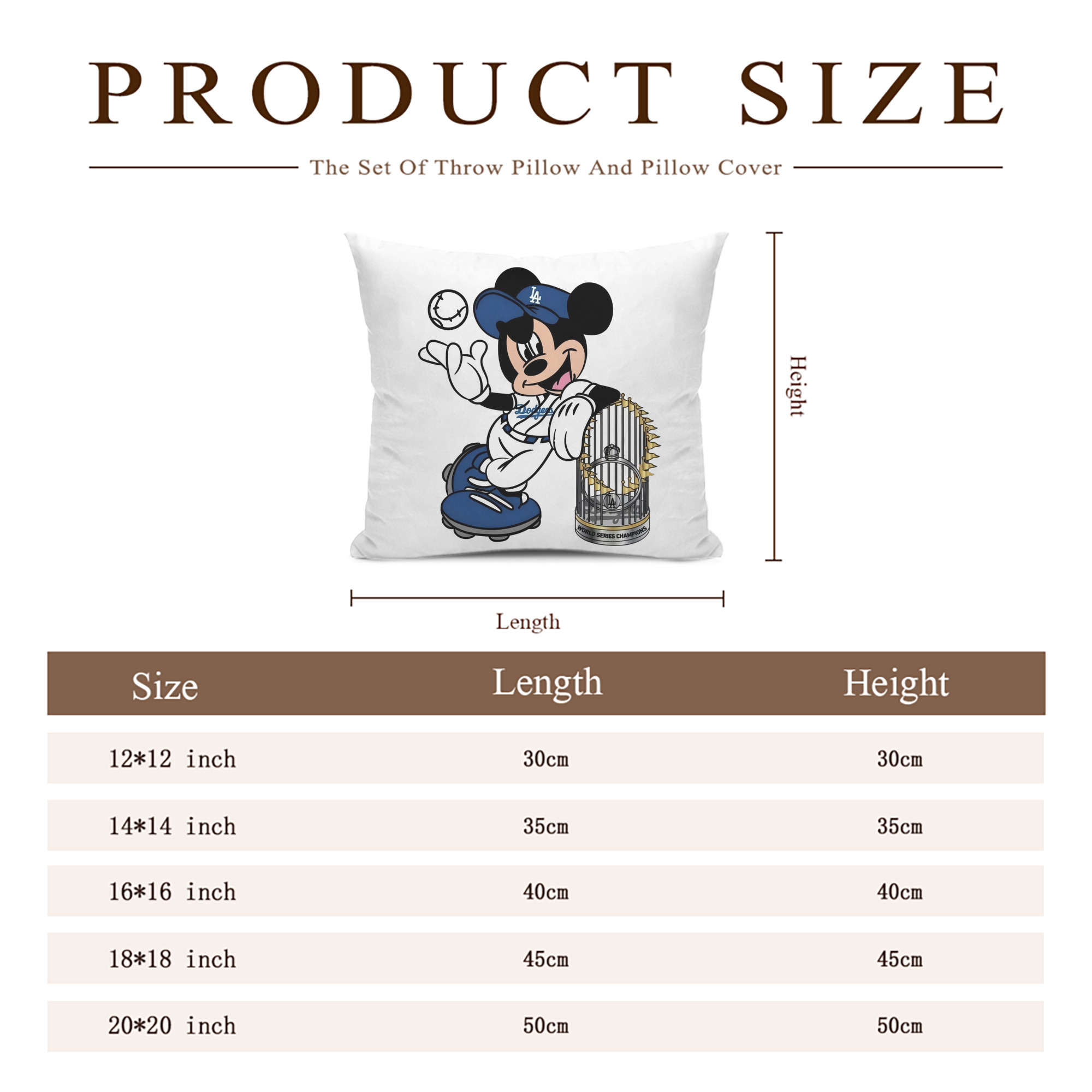  Soft Polyester Pillow Cover With Insert – Double-Sided Design, Invisible Zipper, Durable & Breathable – Easy Care Cushion Set