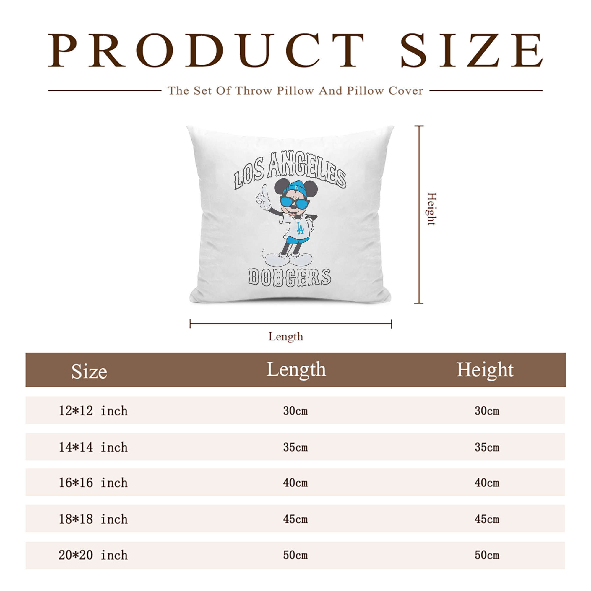  Soft Polyester Pillow Cover With Insert – Double-Sided Design, Invisible Zipper, Durable & Breathable – Easy Care Cushion Set