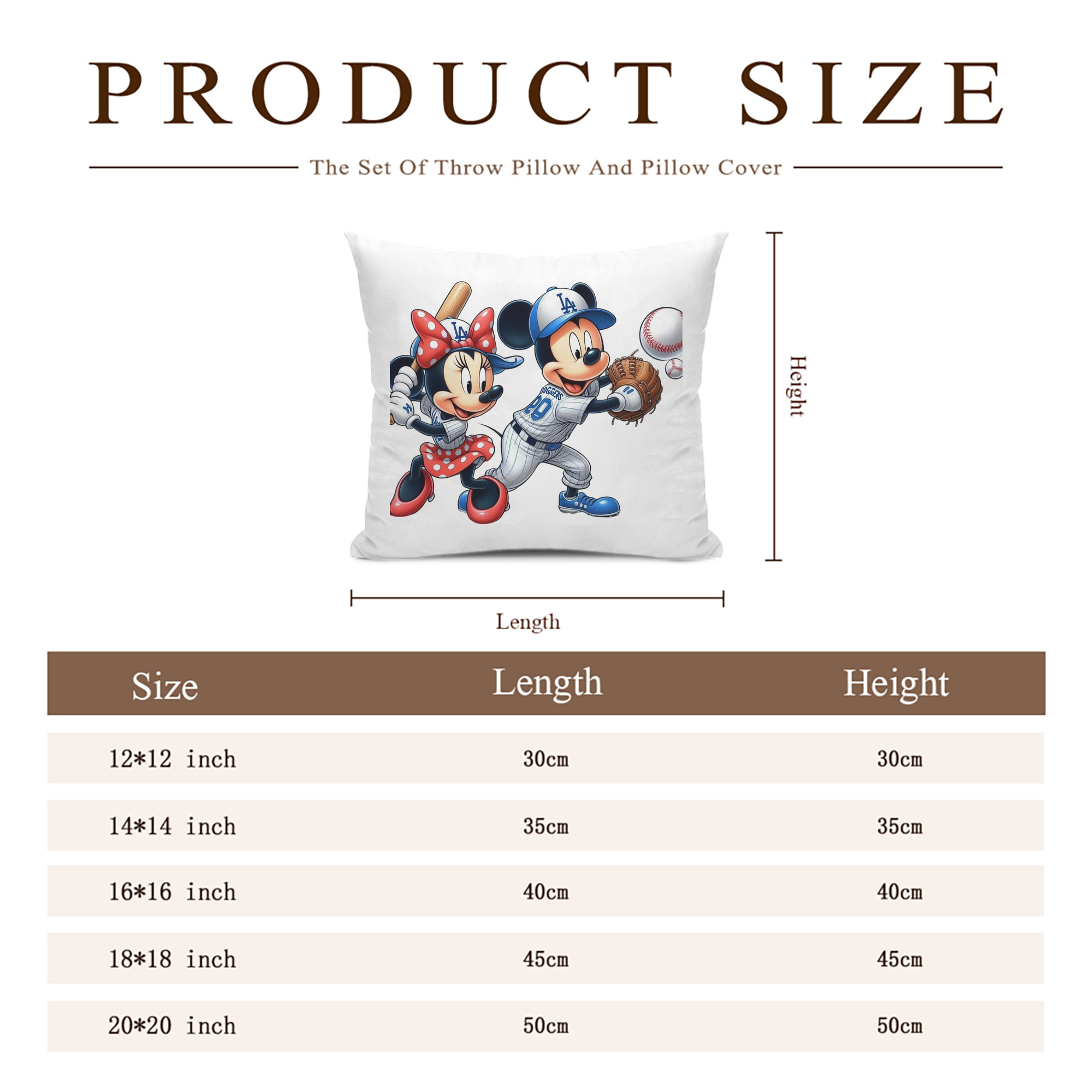  Soft Polyester Pillow Cover With Insert – Double-Sided Design, Invisible Zipper, Durable & Breathable – Easy Care Cushion Set