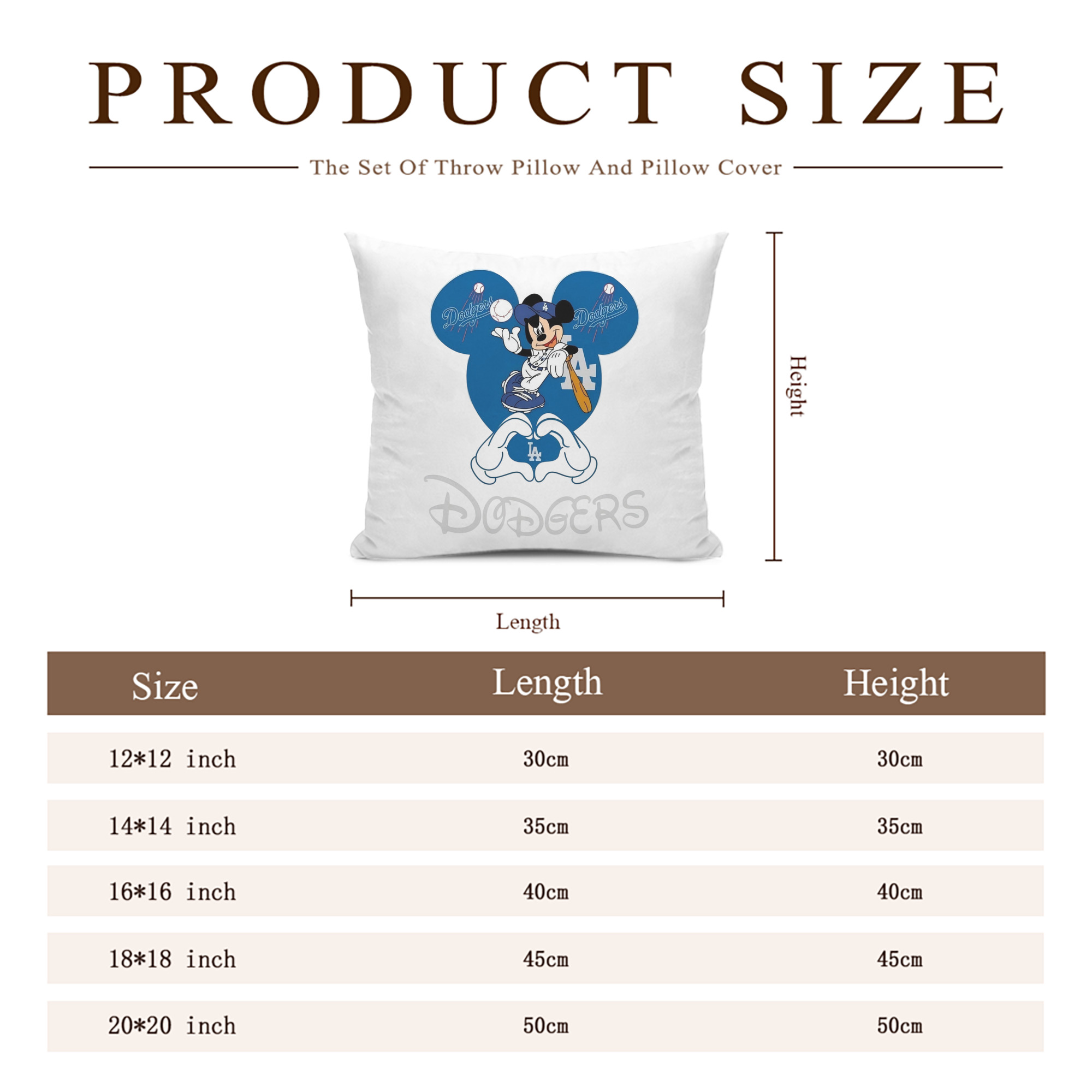  Soft Polyester Pillow Cover With Insert – Double-Sided Design, Invisible Zipper, Durable & Breathable – Easy Care Cushion Set