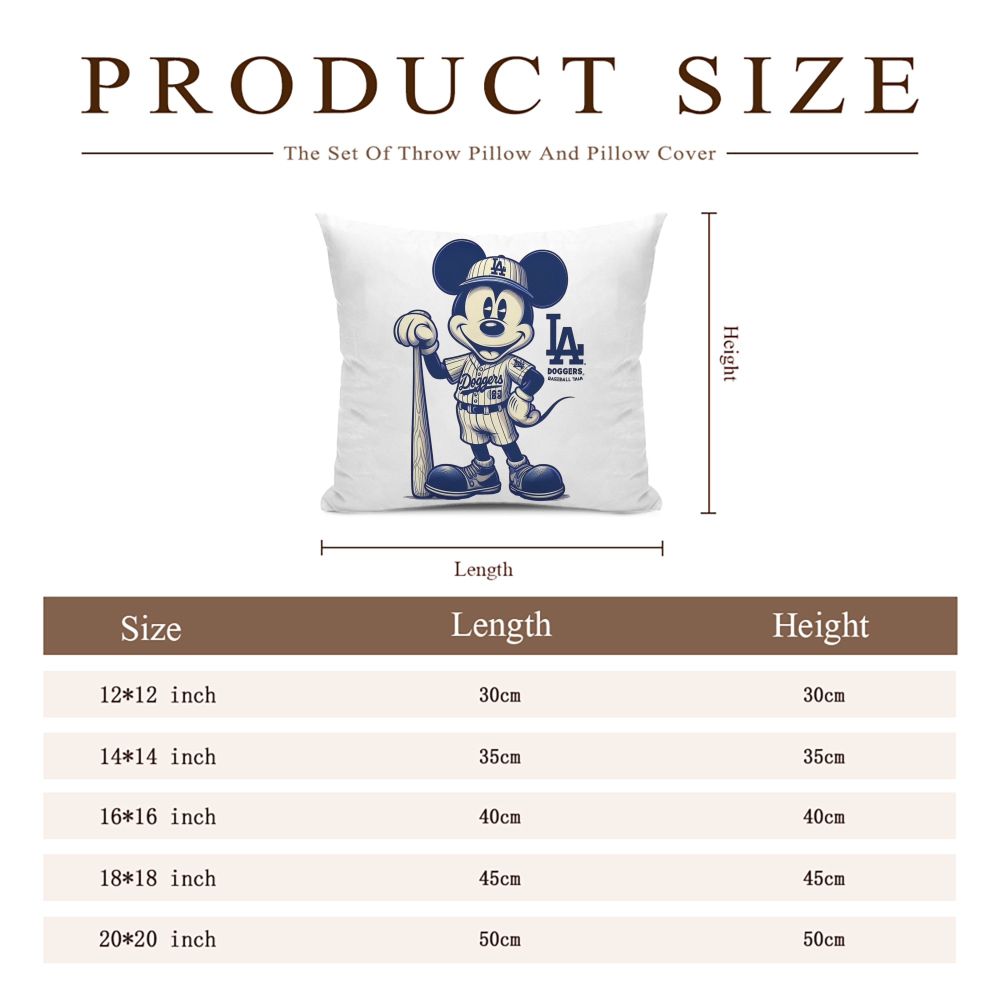  Soft Polyester Pillow Cover With Insert – Double-Sided Design, Invisible Zipper, Durable & Breathable – Easy Care Cushion Set