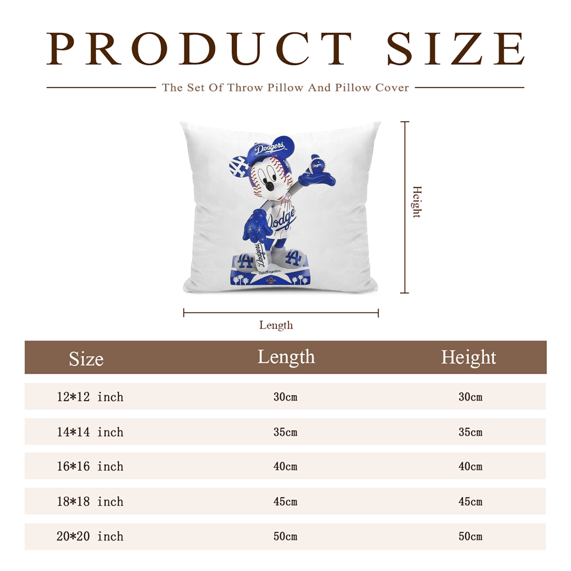  Soft Polyester Pillow Cover With Insert – Double-Sided Design, Invisible Zipper, Durable & Breathable – Easy Care Cushion Set