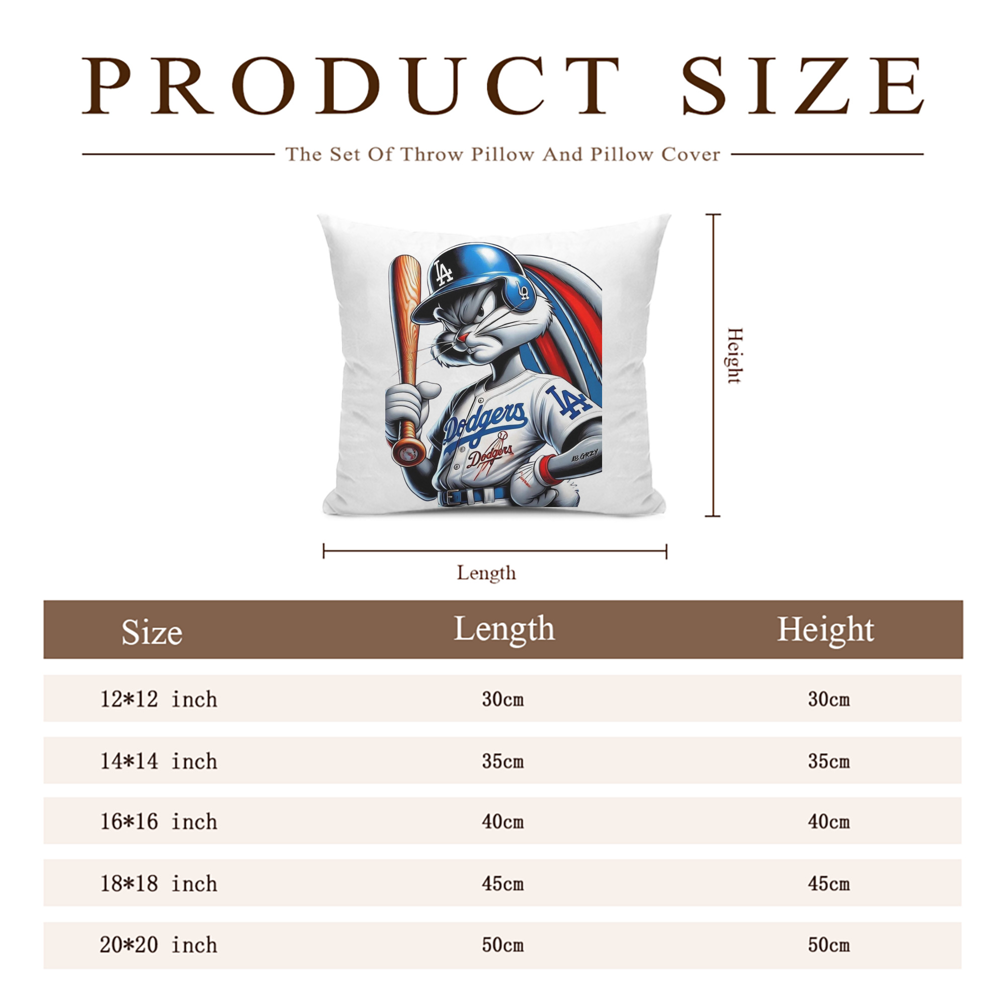  Soft Polyester Pillow Cover With Insert – Double-Sided Design, Invisible Zipper, Durable & Breathable – Easy Care Cushion Set