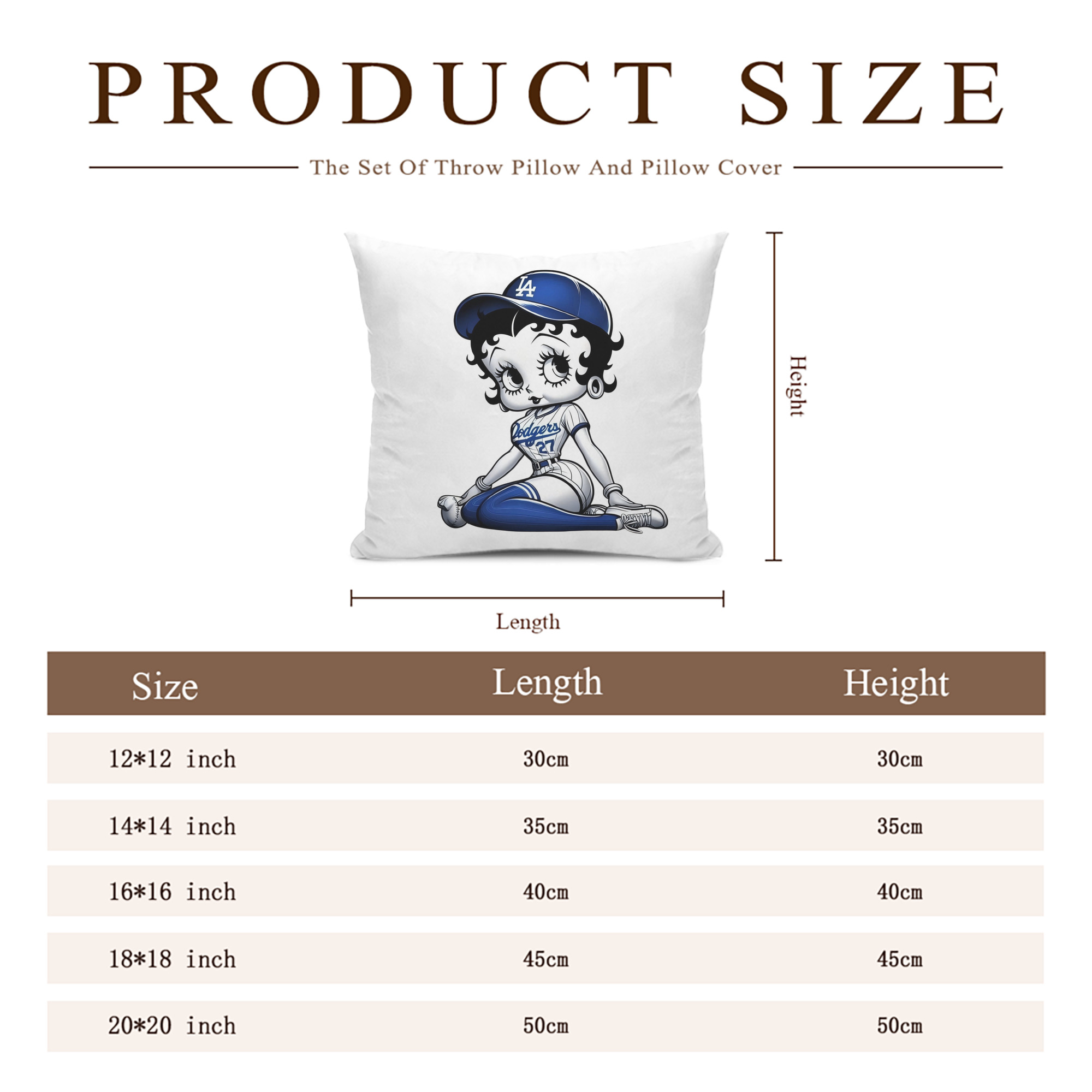  Soft Polyester Pillow Cover With Insert – Double-Sided Design, Invisible Zipper, Durable & Breathable – Easy Care Cushion Set