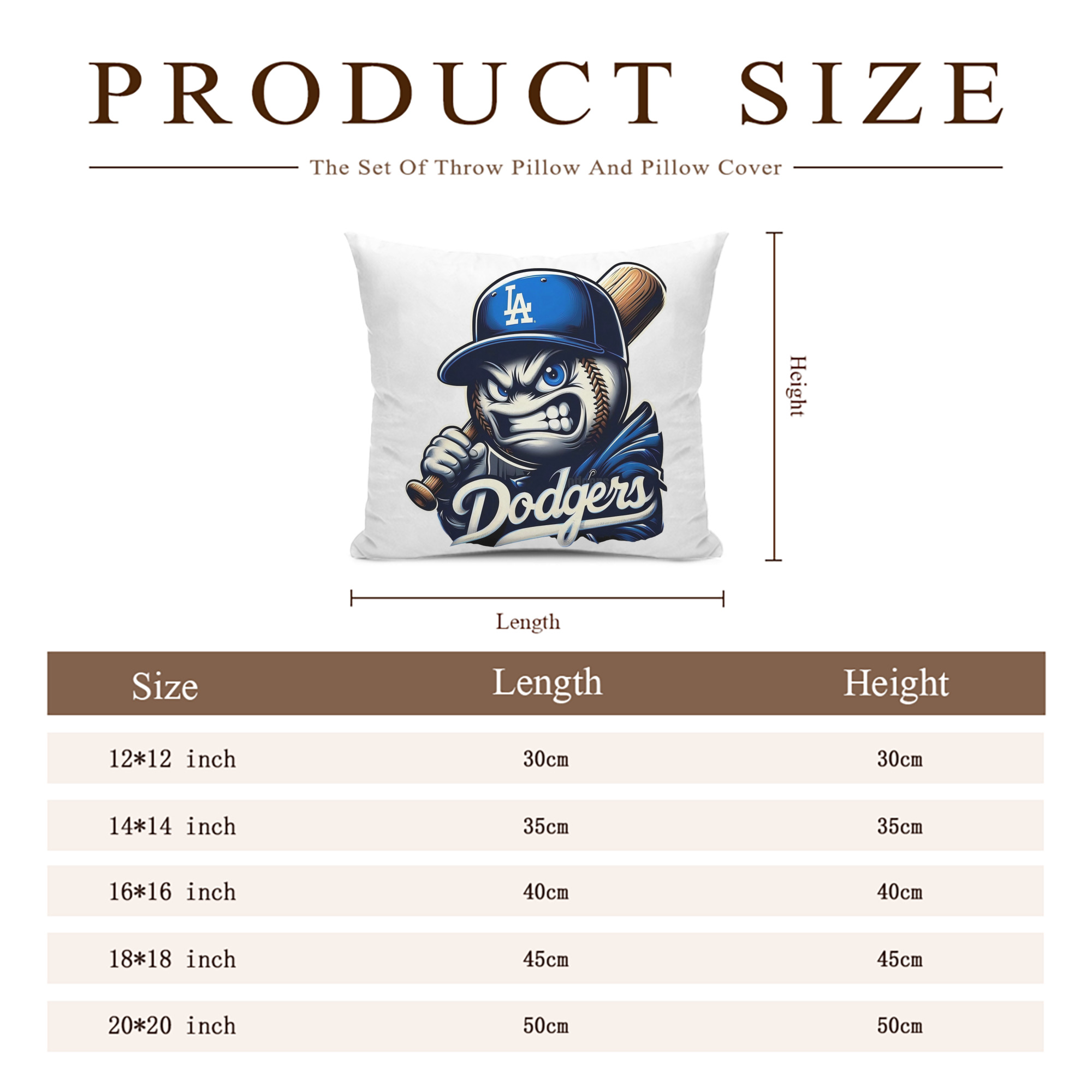  Soft Polyester Pillow Cover With Insert – Double-Sided Design, Invisible Zipper, Durable & Breathable – Easy Care Cushion Set