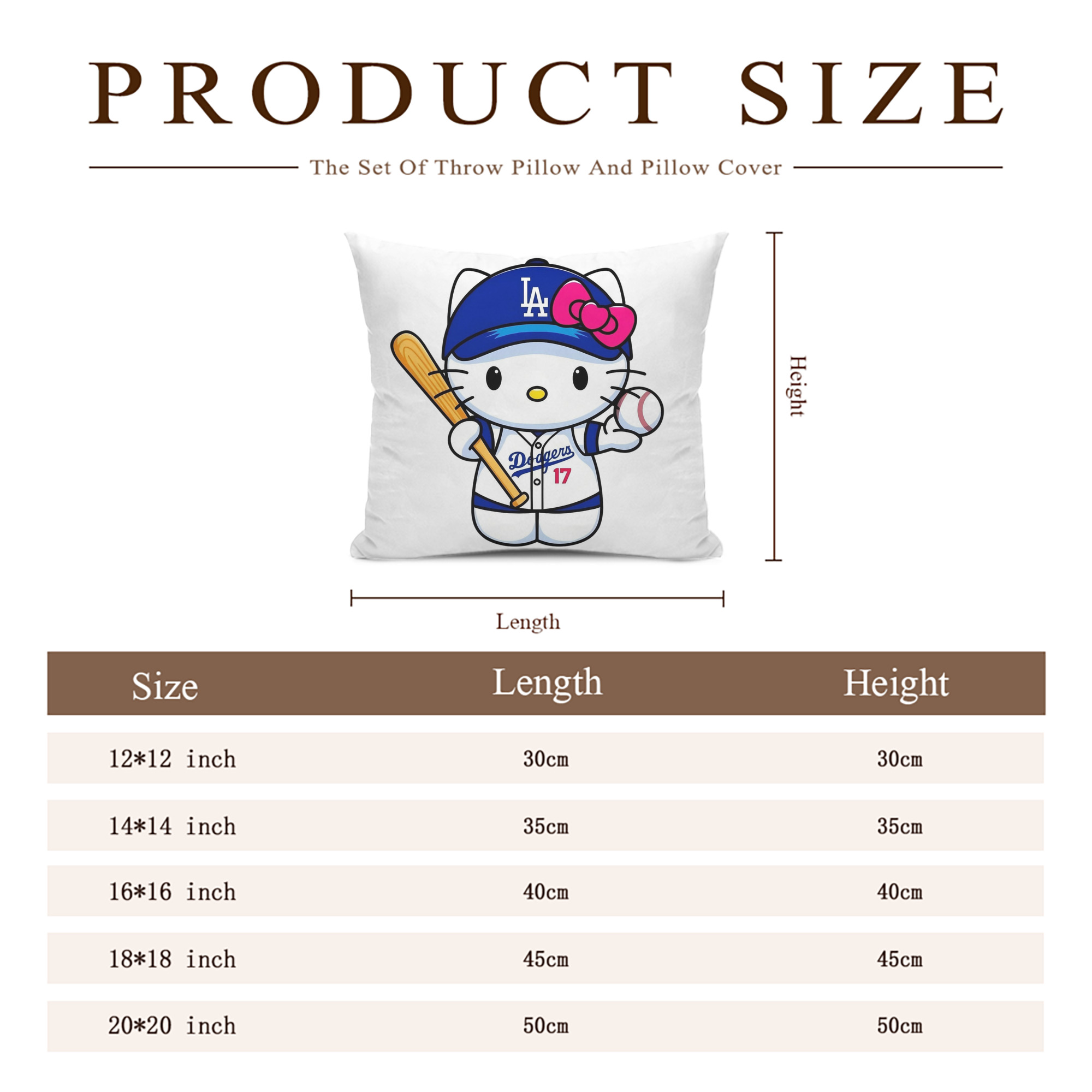  Soft Polyester Pillow Cover With Insert – Double-Sided Design, Invisible Zipper, Durable & Breathable – Easy Care Cushion Set