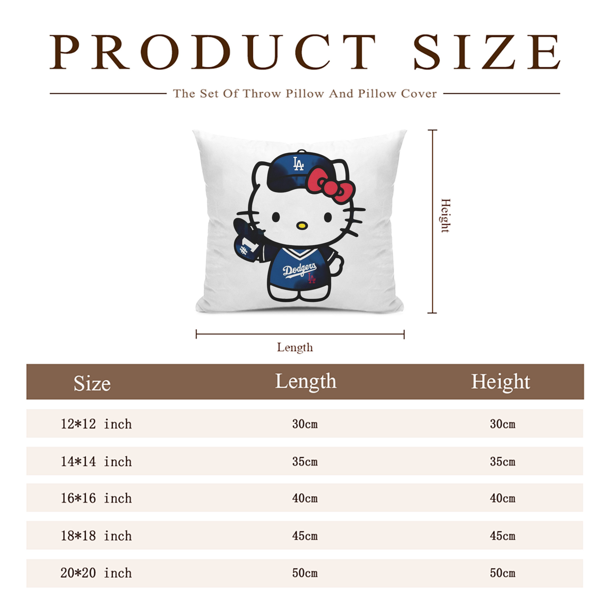  Soft Polyester Pillow Cover With Insert – Double-Sided Design, Invisible Zipper, Durable & Breathable – Easy Care Cushion Set