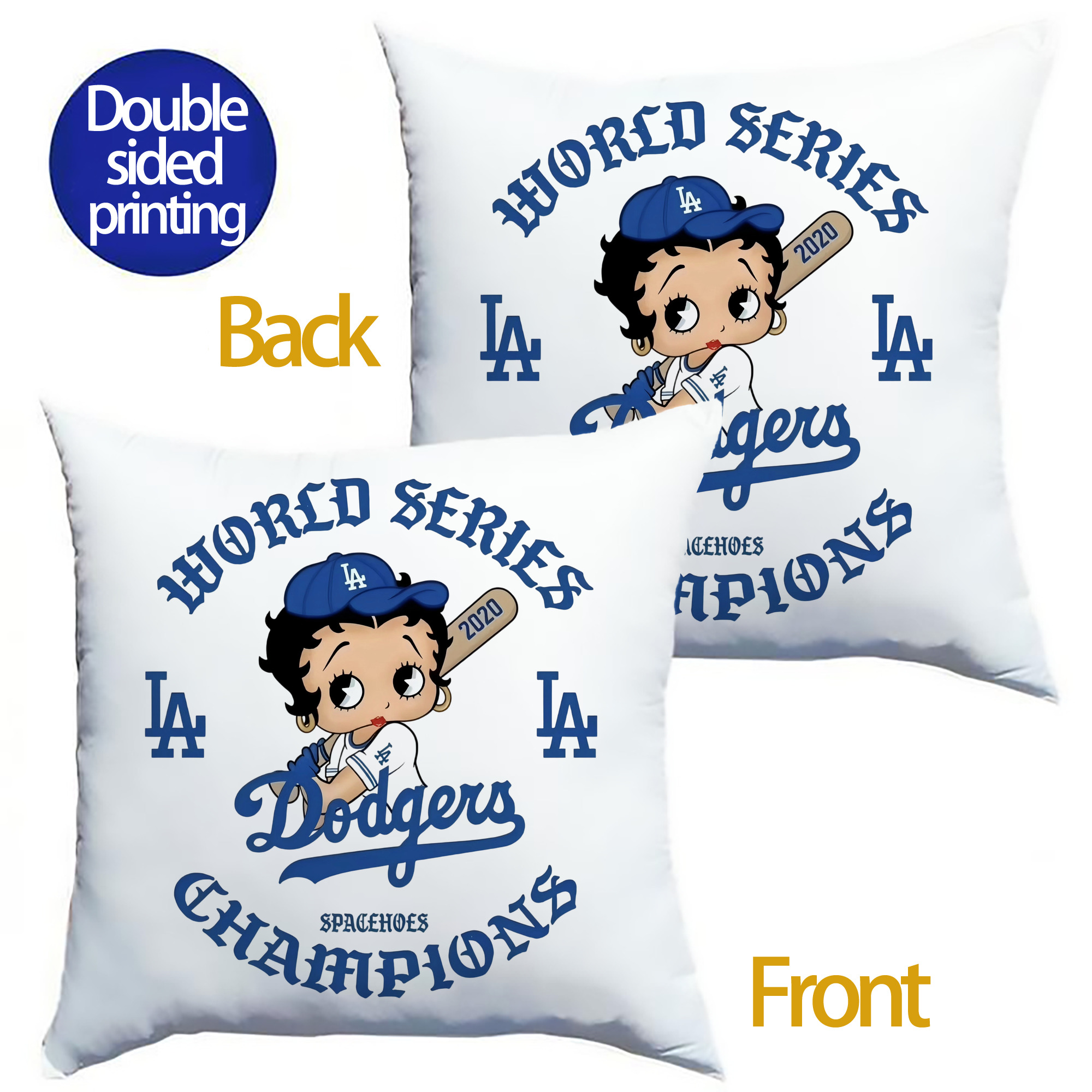  Soft Polyester Pillow Cover With Insert – Double-Sided Design, Invisible Zipper, Durable & Breathable – Easy Care Cushion Set