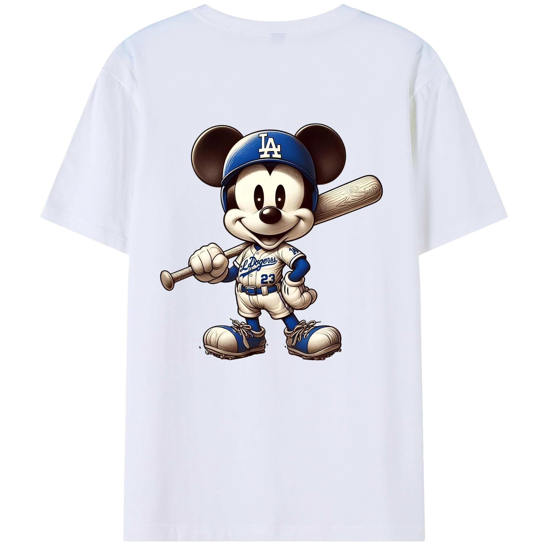  180g Combed Cotton T-Shirt With Back Heat Transfer Print – Soft, Lightweight, Fitted Design – Stylish Casual Wear For Sports & Everyday Use