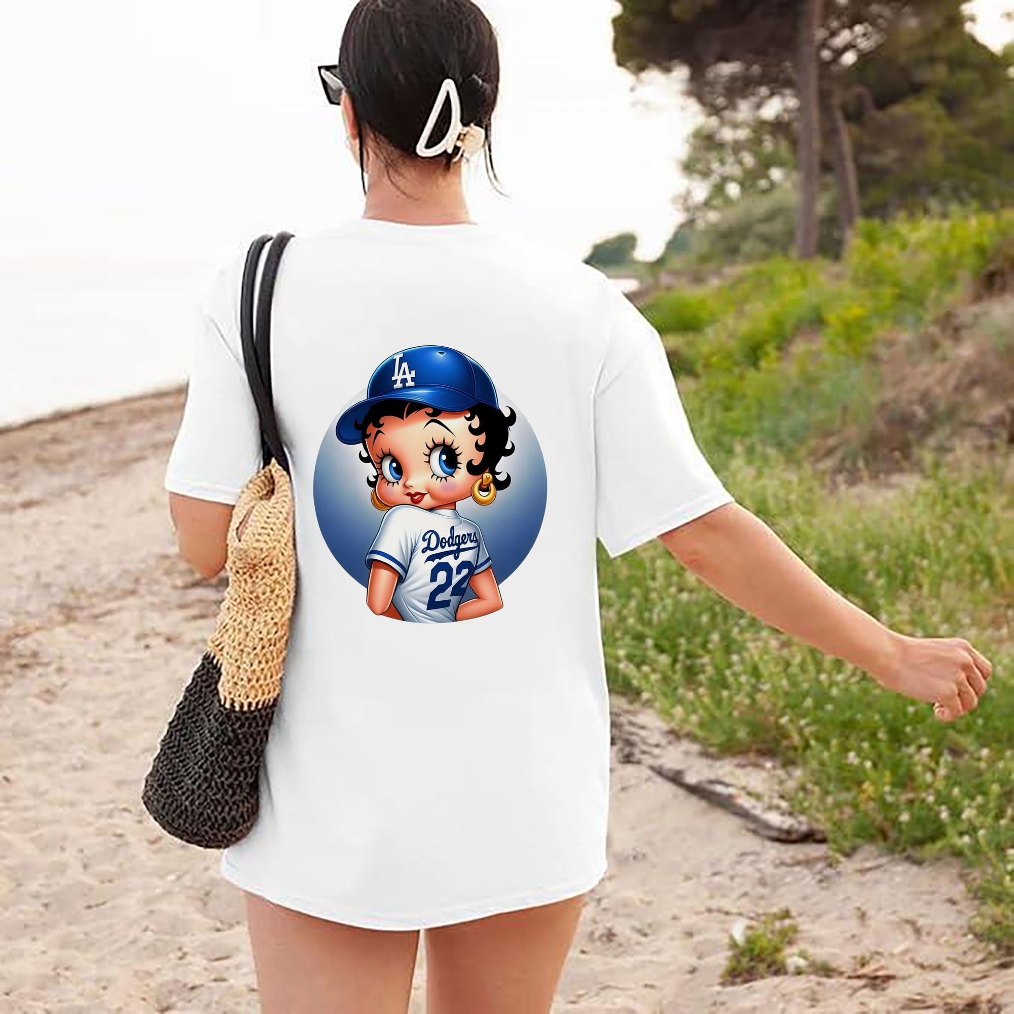  180g Combed Cotton T-Shirt With Back Heat Transfer Print – Soft, Lightweight, Fitted Design – Stylish Casual Wear For Sports & Everyday Use