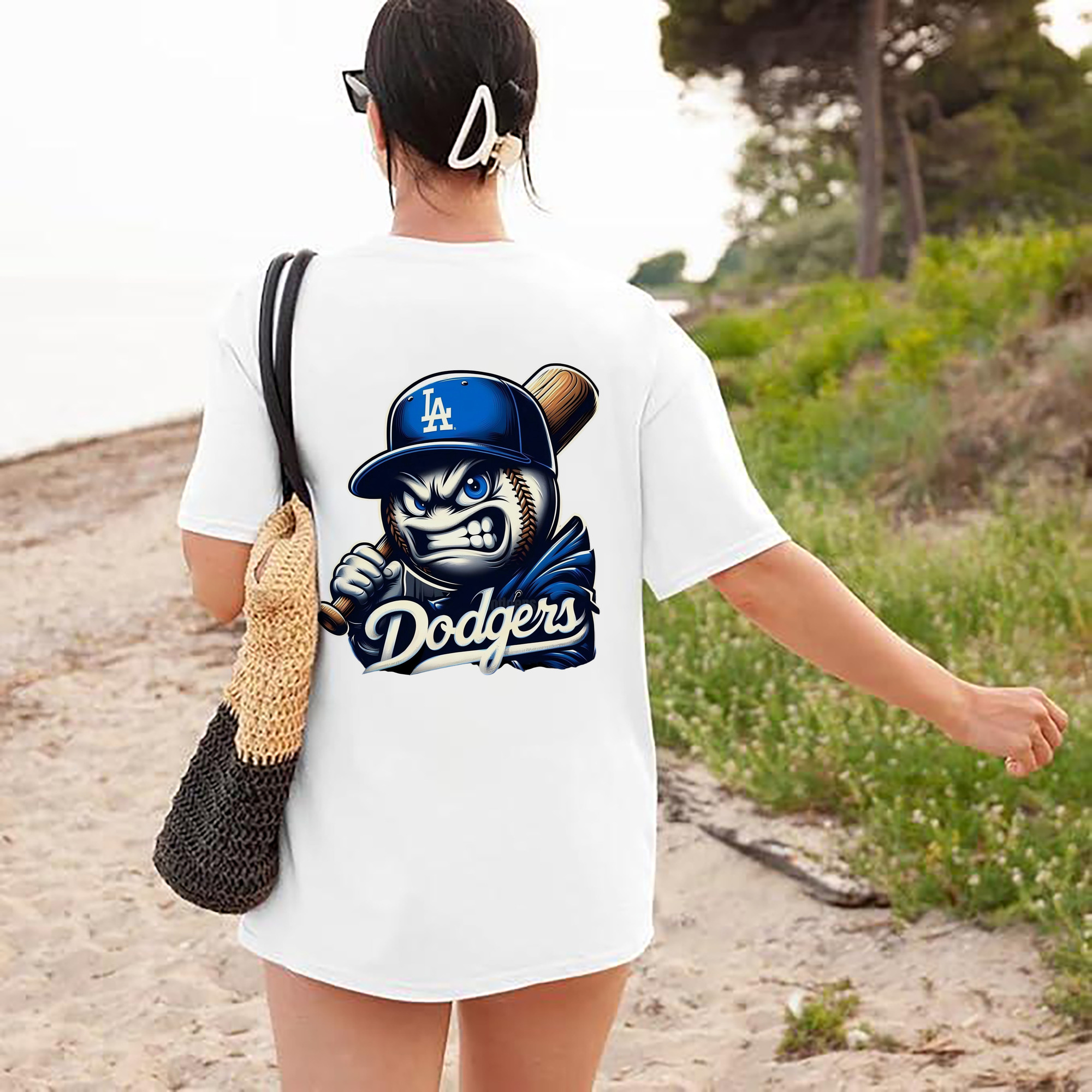  180g Combed Cotton T-Shirt With Back Heat Transfer Print – Soft, Lightweight, Fitted Design – Stylish Casual Wear For Sports & Everyday Use