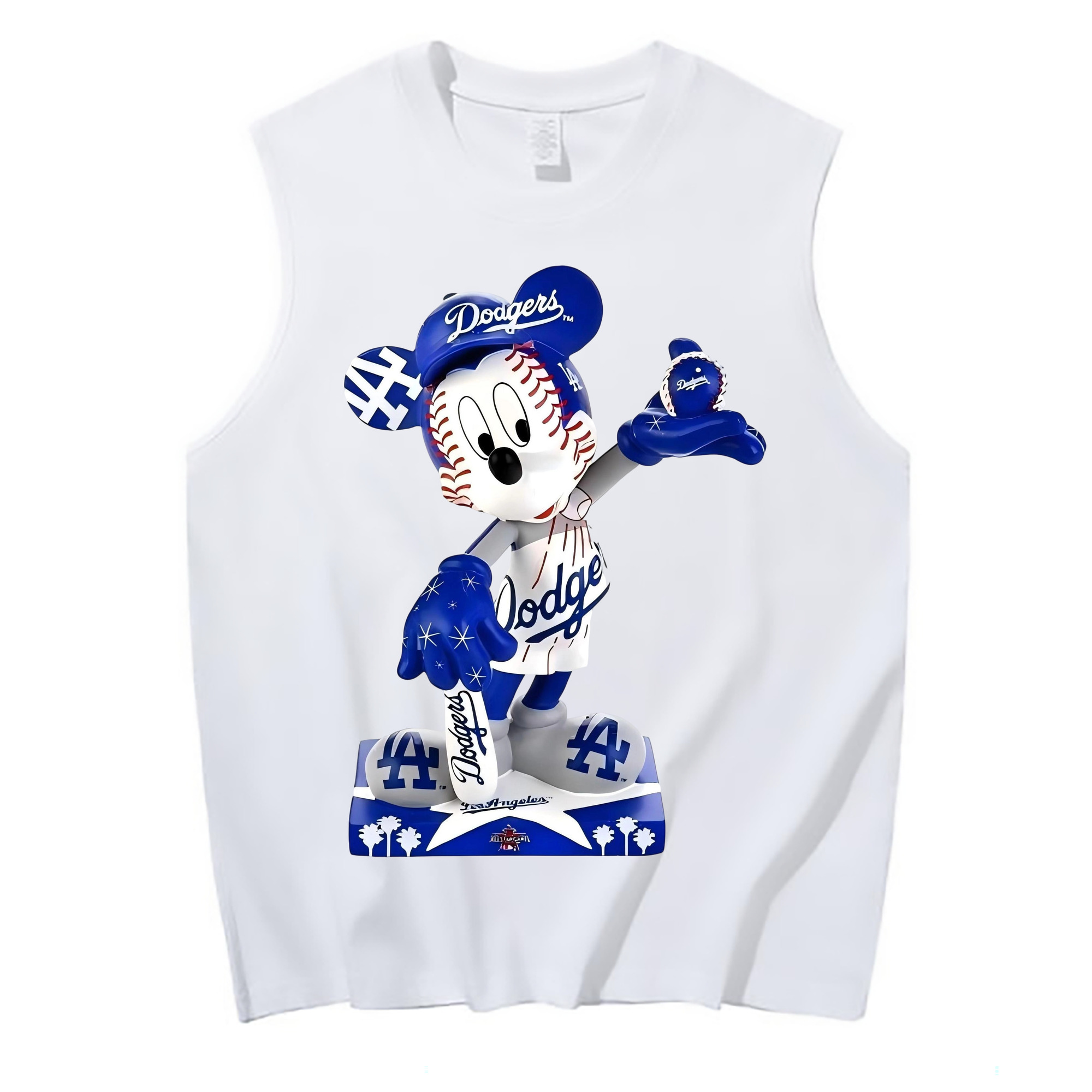  210g Combed Cotton Tank Top With Front Heat Transfer Print – Soft, Lightweight, Fitted Design – Stylish & Comfortable Casual Wear For Sports & Everyday Use