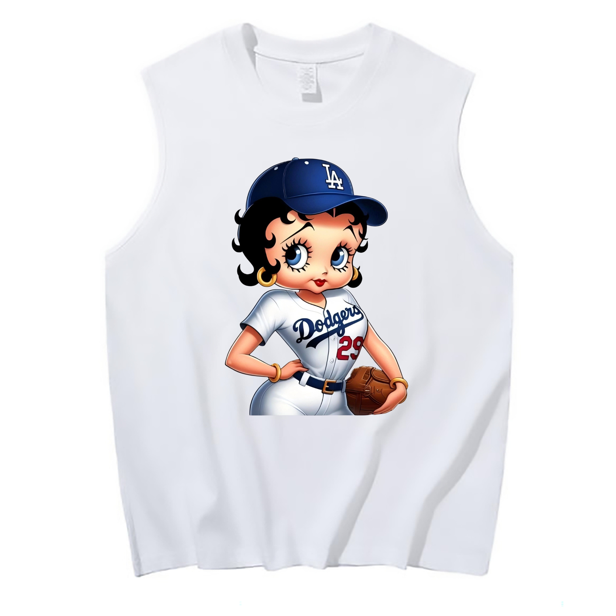  210g Combed Cotton Tank Top With Front Heat Transfer Print – Soft, Lightweight, Fitted Design – Stylish & Comfortable Casual Wear For Sports & Everyday Use