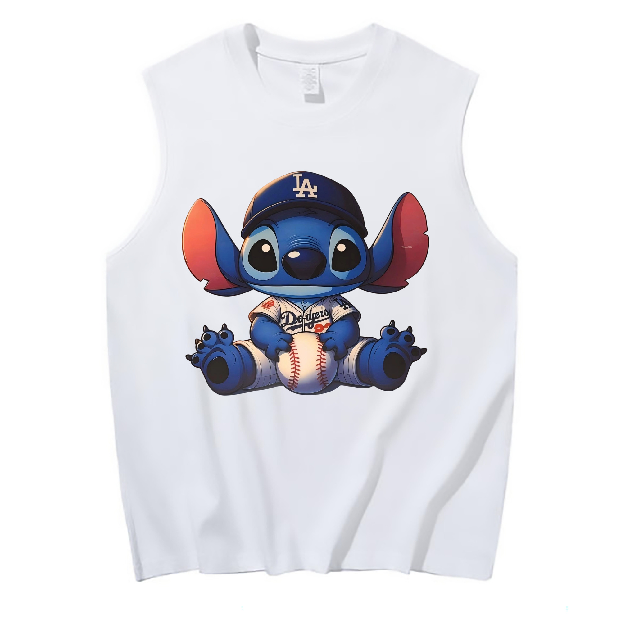  210g Combed Cotton Tank Top With Front Heat Transfer Print – Soft, Lightweight, Fitted Design – Stylish & Comfortable Casual Wear For Sports & Everyday Use