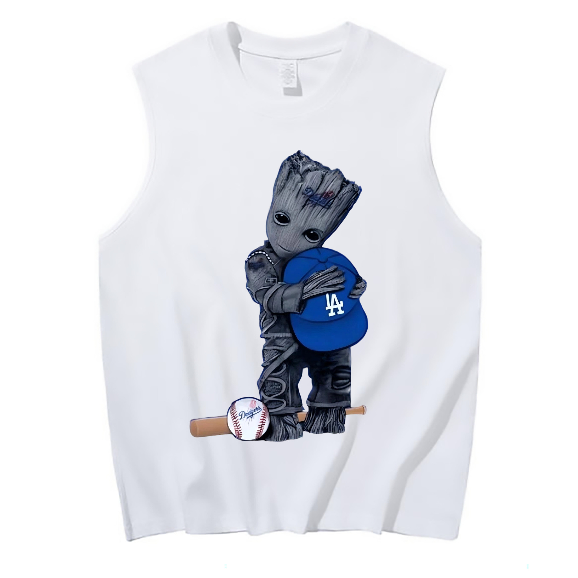  210g Combed Cotton Tank Top With Front Heat Transfer Print – Soft, Lightweight, Fitted Design – Stylish & Comfortable Casual Wear For Sports & Everyday Use