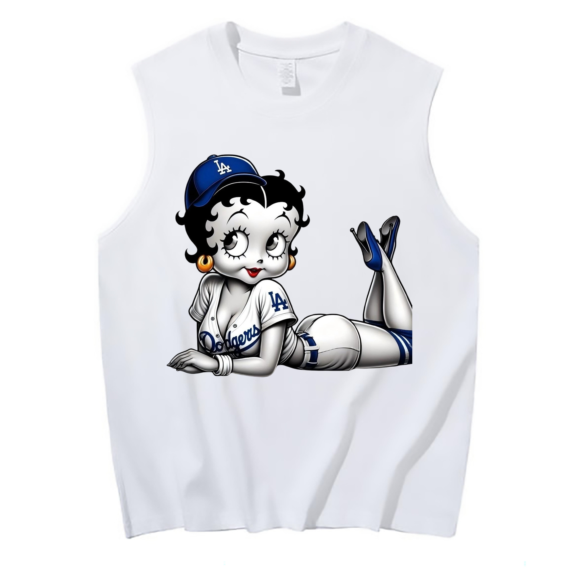  210g Combed Cotton Tank Top With Front Heat Transfer Print – Soft, Lightweight, Fitted Design – Stylish & Comfortable Casual Wear For Sports & Everyday Use