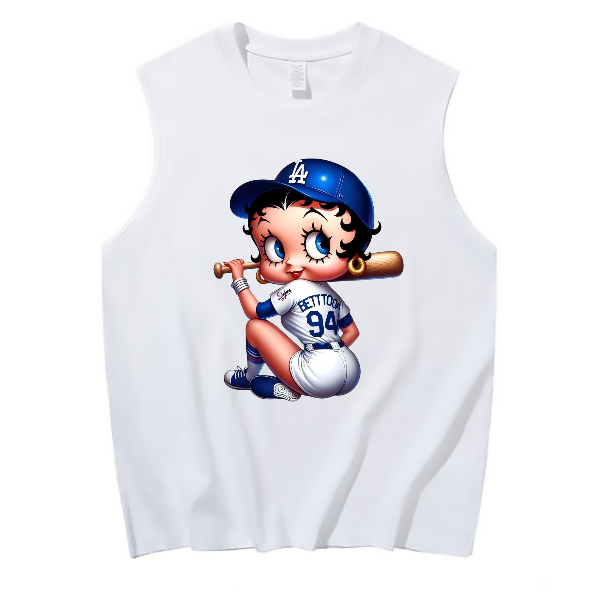  210g Combed Cotton Tank Top With Front Heat Transfer Print – Soft, Lightweight, Fitted Design – Stylish & Comfortable Casual Wear For Sports & Everyday Use