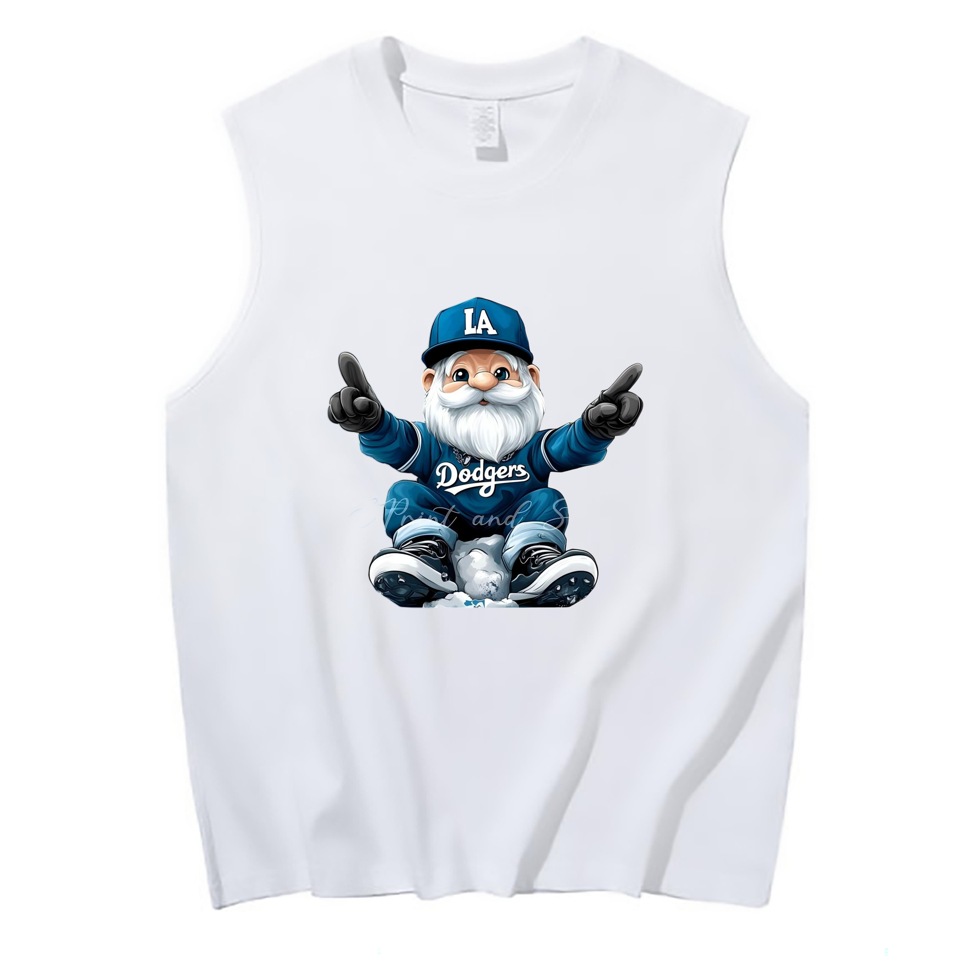  210g Combed Cotton Tank Top With Front Heat Transfer Print – Soft, Lightweight, Fitted Design – Stylish & Comfortable Casual Wear For Sports & Everyday Use