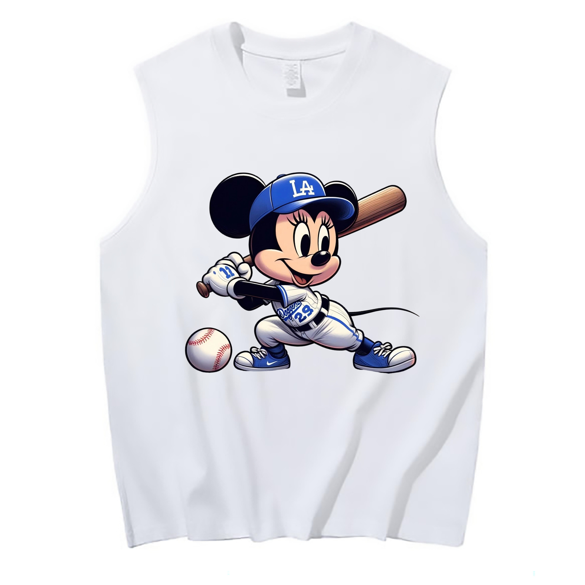  210g Combed Cotton Tank Top With Front Heat Transfer Print – Soft, Lightweight, Fitted Design – Stylish & Comfortable Casual Wear For Sports & Everyday Use