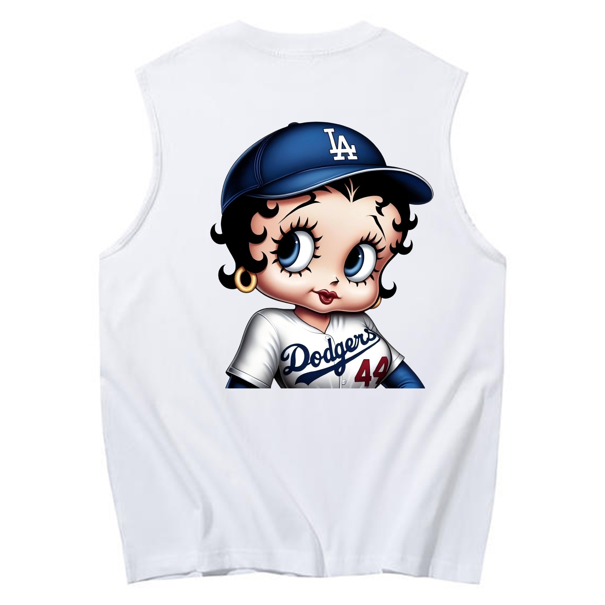  230g Pure Cotton Tank Top With Back Heat Transfer Print – Soft, Lightweight, Fitted Design – Stylish & Comfortable Casual Wear For Sports & Everyday Use