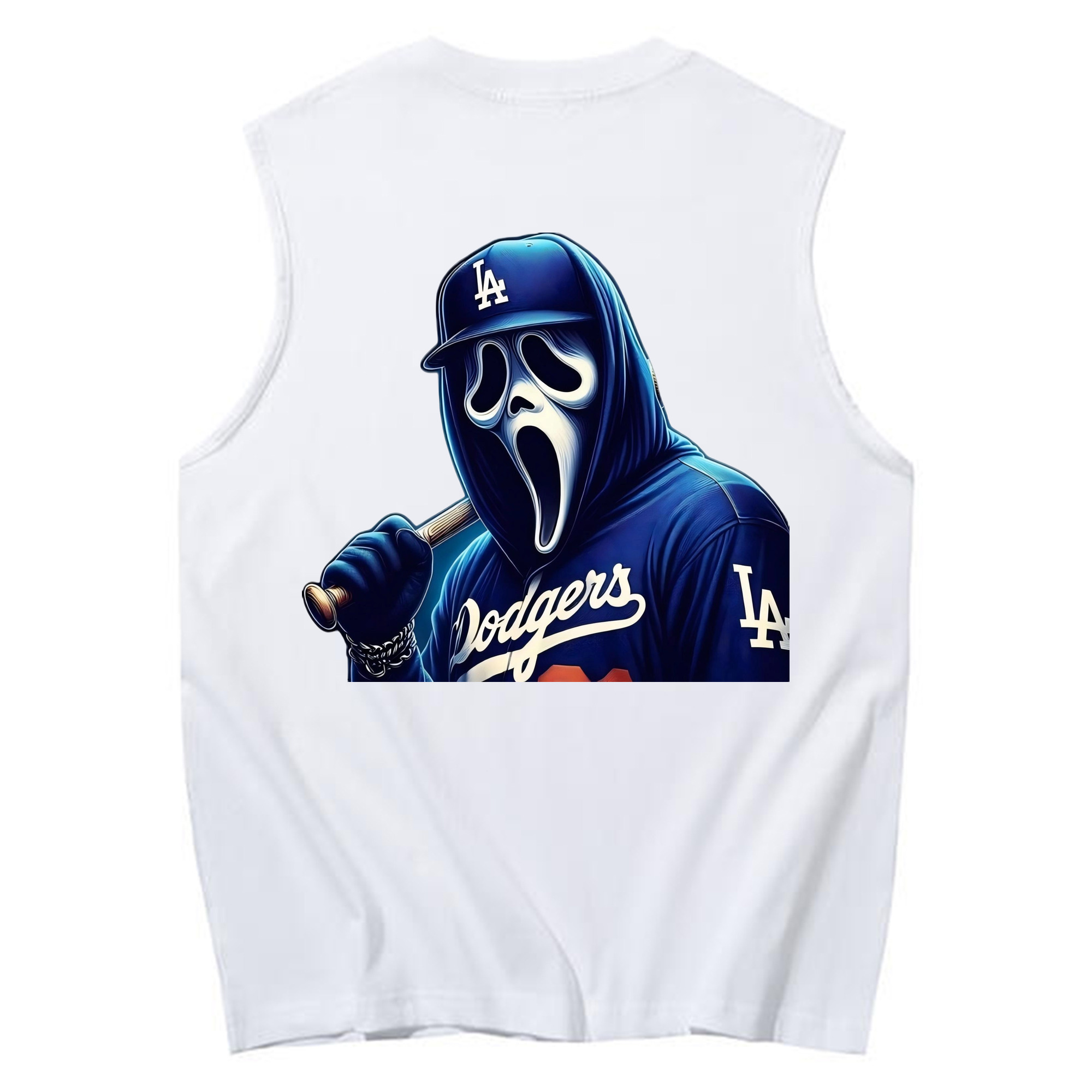  230g Pure Cotton Tank Top With Back Heat Transfer Print – Soft, Lightweight, Fitted Design – Stylish & Comfortable Casual Wear For Sports & Everyday Use