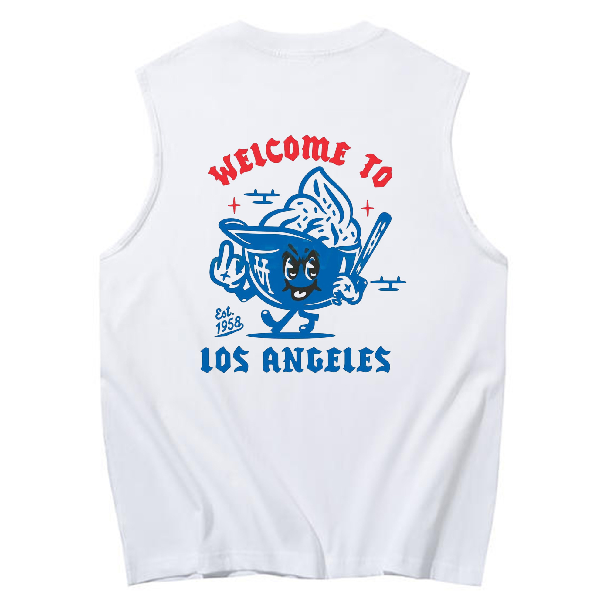  230g Pure Cotton Tank Top With Back Heat Transfer Print – Soft, Lightweight, Fitted Design – Stylish & Comfortable Casual Wear For Sports & Everyday Use