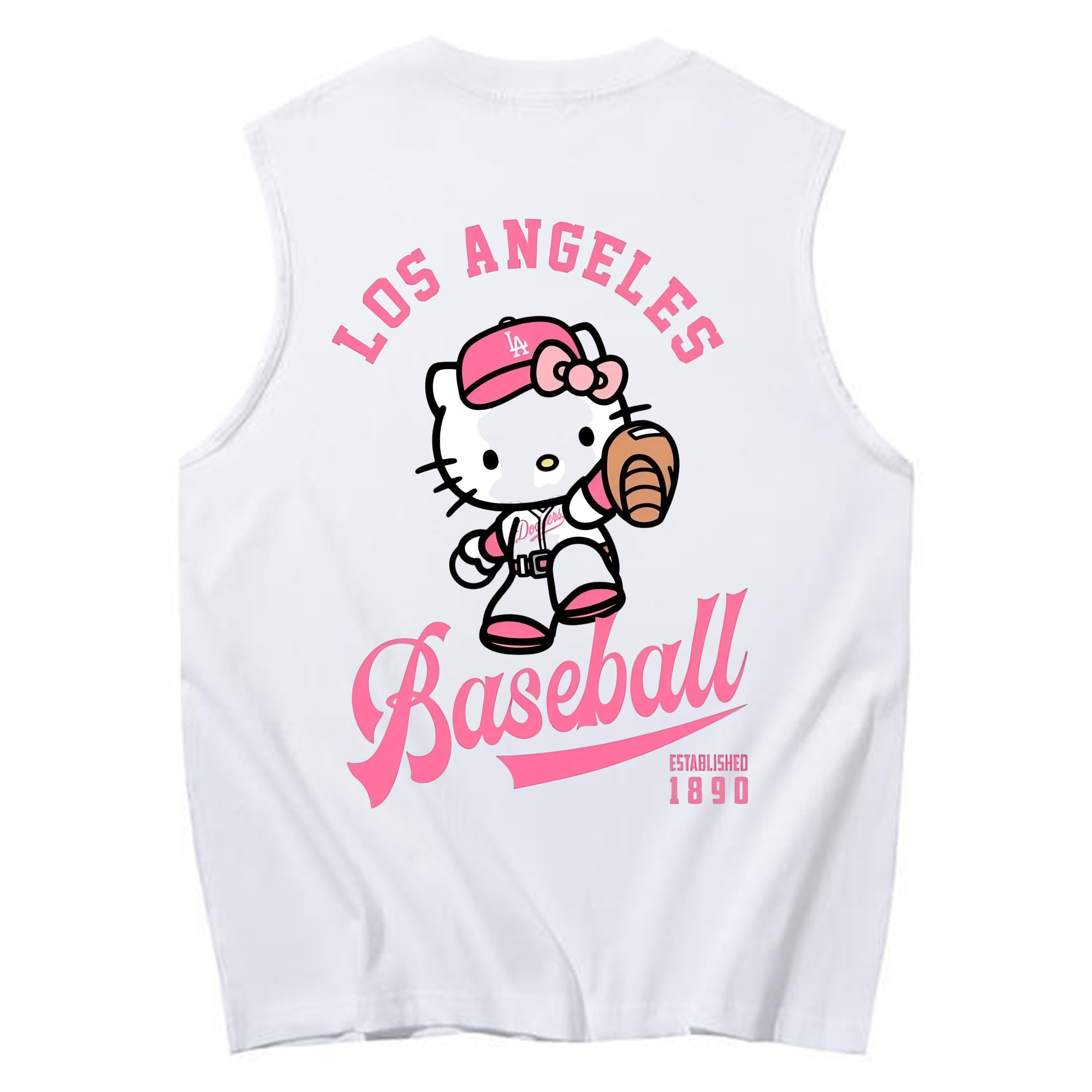  230g Pure Cotton Tank Top With Back Heat Transfer Print – Soft, Lightweight, Fitted Design – Stylish & Comfortable Casual Wear For Sports & Everyday Use