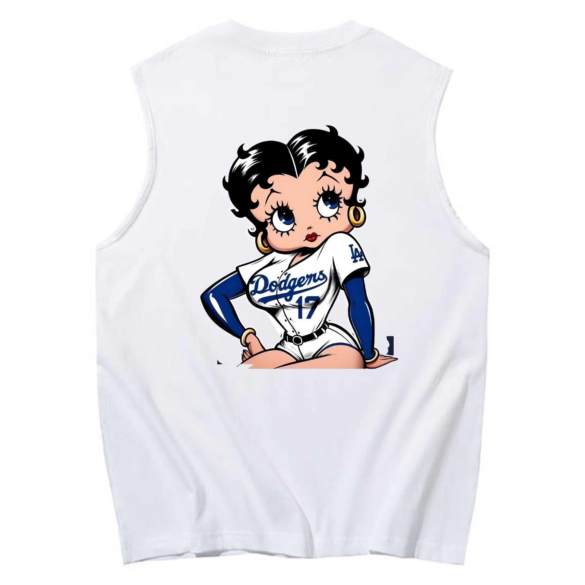  230g Pure Cotton Tank Top With Back Heat Transfer Print – Soft, Lightweight, Fitted Design – Stylish & Comfortable Casual Wear For Sports & Everyday Use