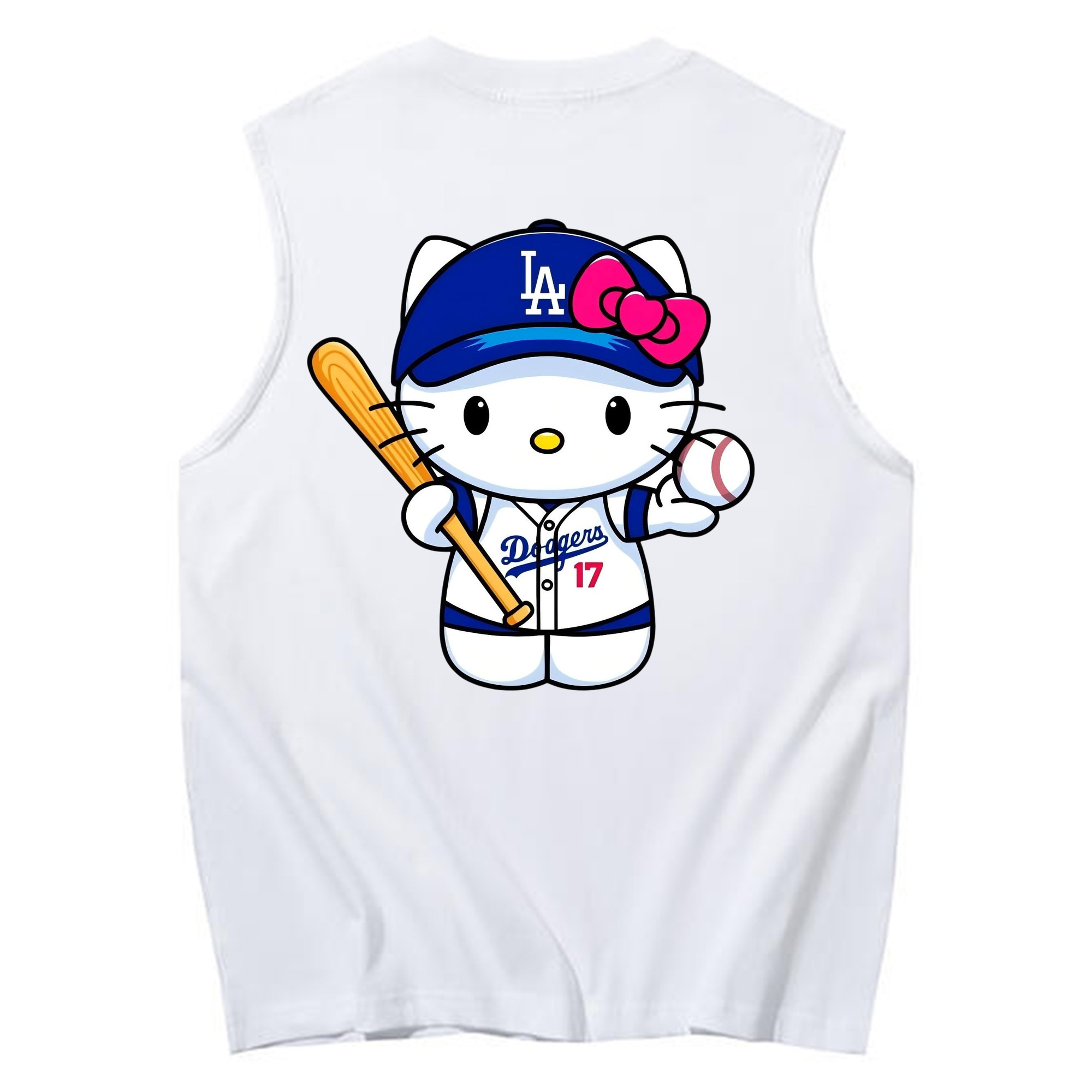  230g Pure Cotton Tank Top With Back Heat Transfer Print – Soft, Lightweight, Fitted Design – Stylish & Comfortable Casual Wear For Sports & Everyday Use