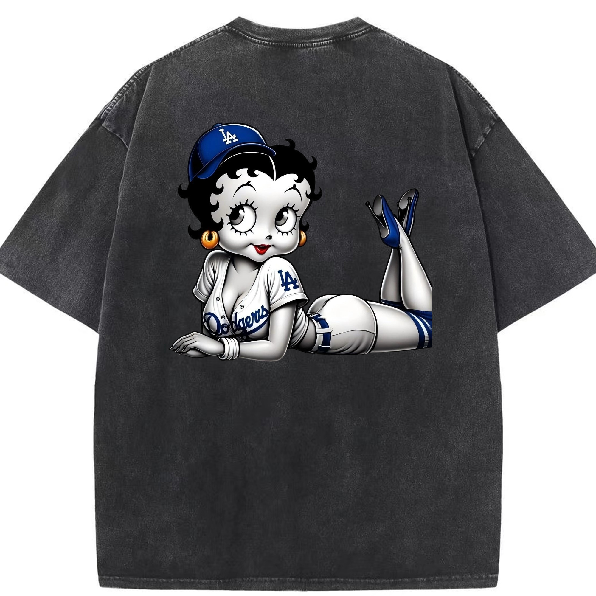  Washed Vintage 230g Cotton Oversized T-Shirt With Back Heat Transfer Print – Soft, Lightweight & Stylish – Comfortable Casual Wear For Sports & Everyday Use