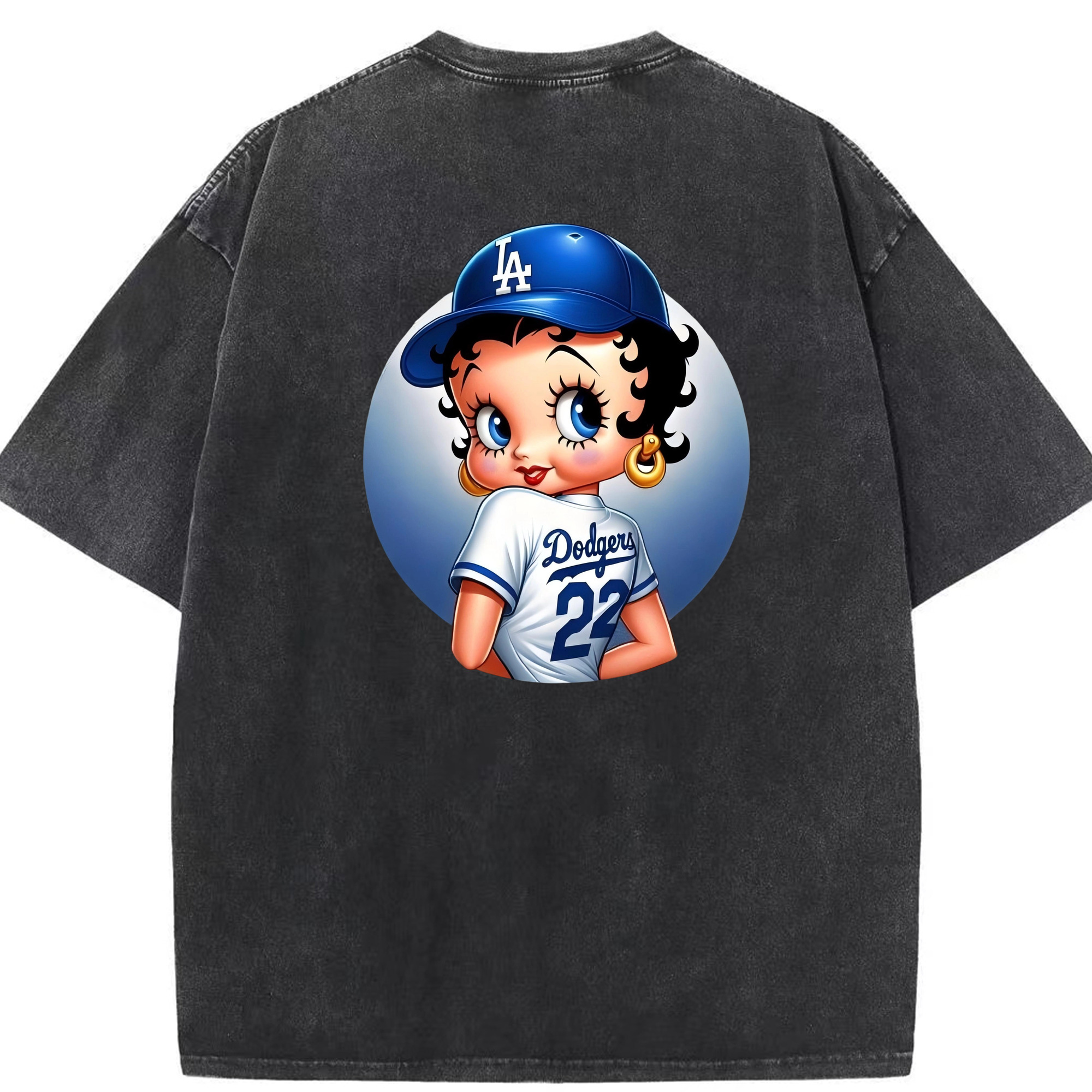  Washed Vintage 230g Cotton Oversized T-Shirt With Back Heat Transfer Print – Soft, Lightweight & Stylish – Comfortable Casual Wear For Sports & Everyday Use