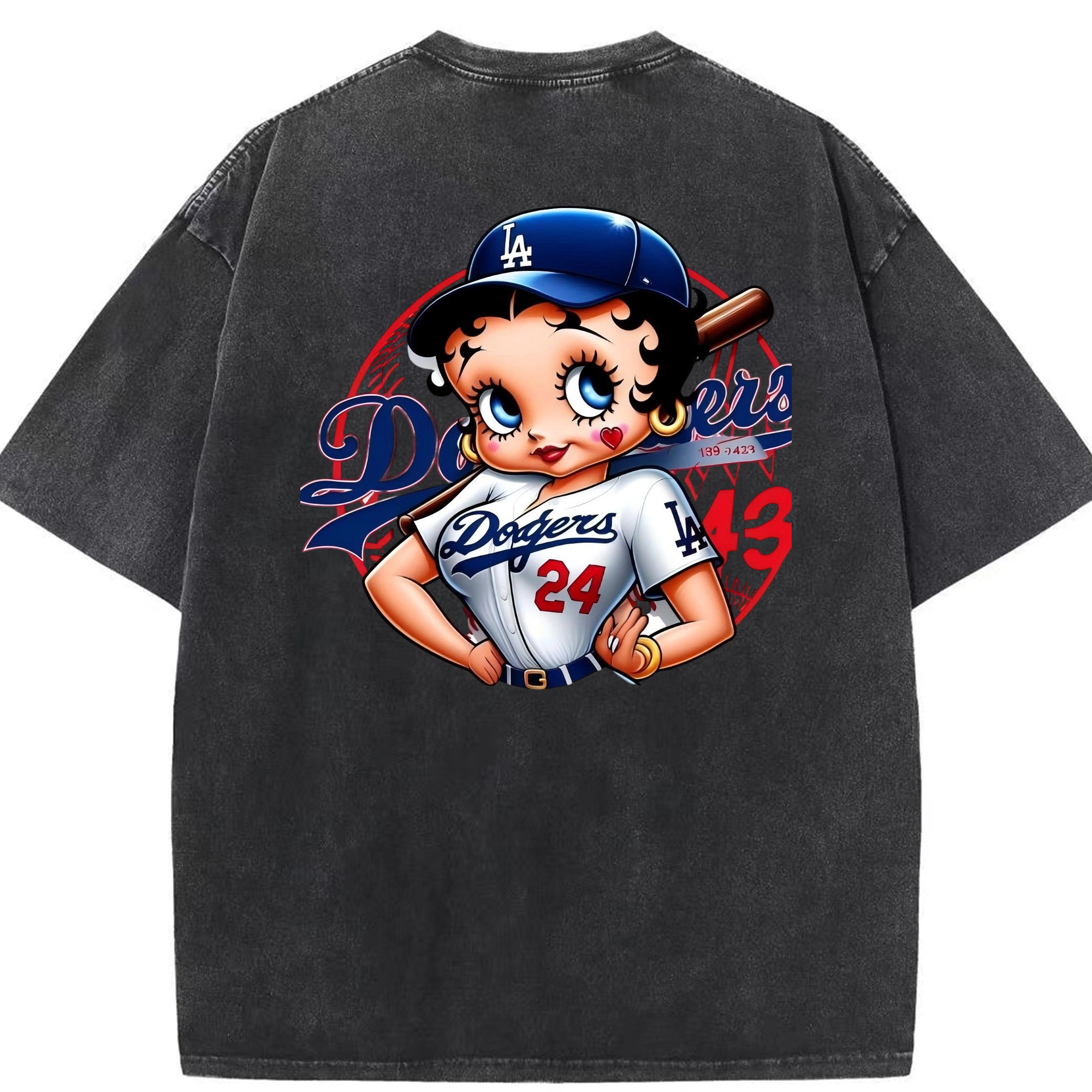  Washed Vintage 230g Cotton Oversized T-Shirt With Back Heat Transfer Print – Soft, Lightweight & Stylish – Comfortable Casual Wear For Sports & Everyday Use