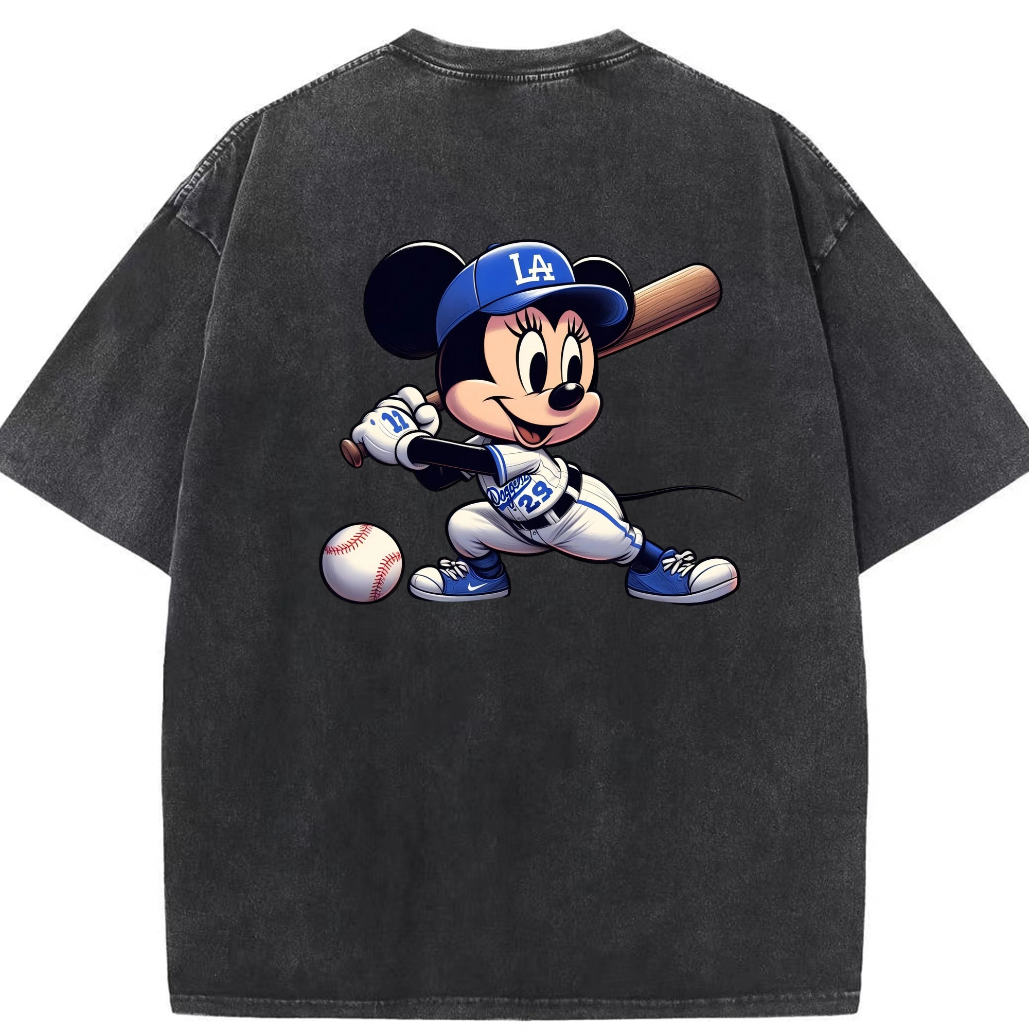  Washed Vintage 230g Cotton Oversized T-Shirt With Back Heat Transfer Print – Soft, Lightweight & Stylish – Comfortable Casual Wear For Sports & Everyday Use