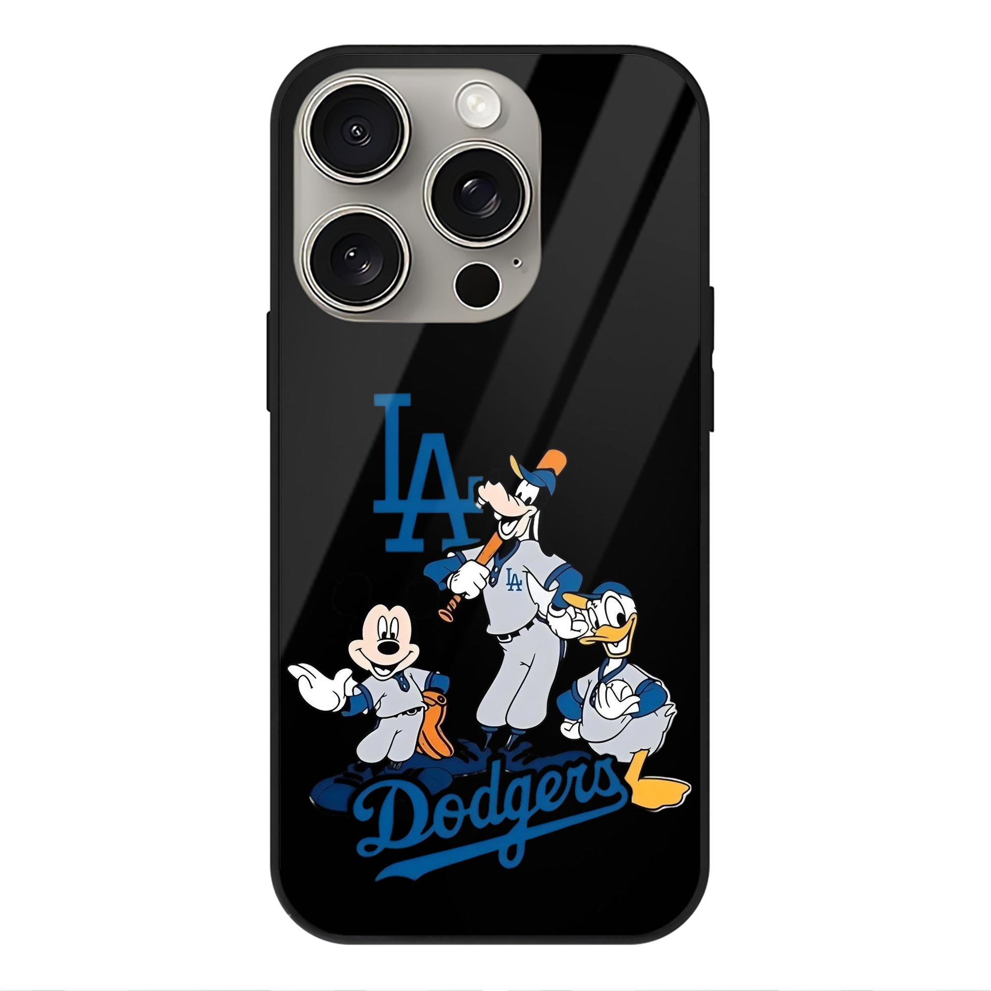  IPhone 15 Pro Mirror Phone Case – UV Printed Glass + TPU – Scratch-Resistant, Wireless Charging Compatible, Precise Fit & Stylish Design