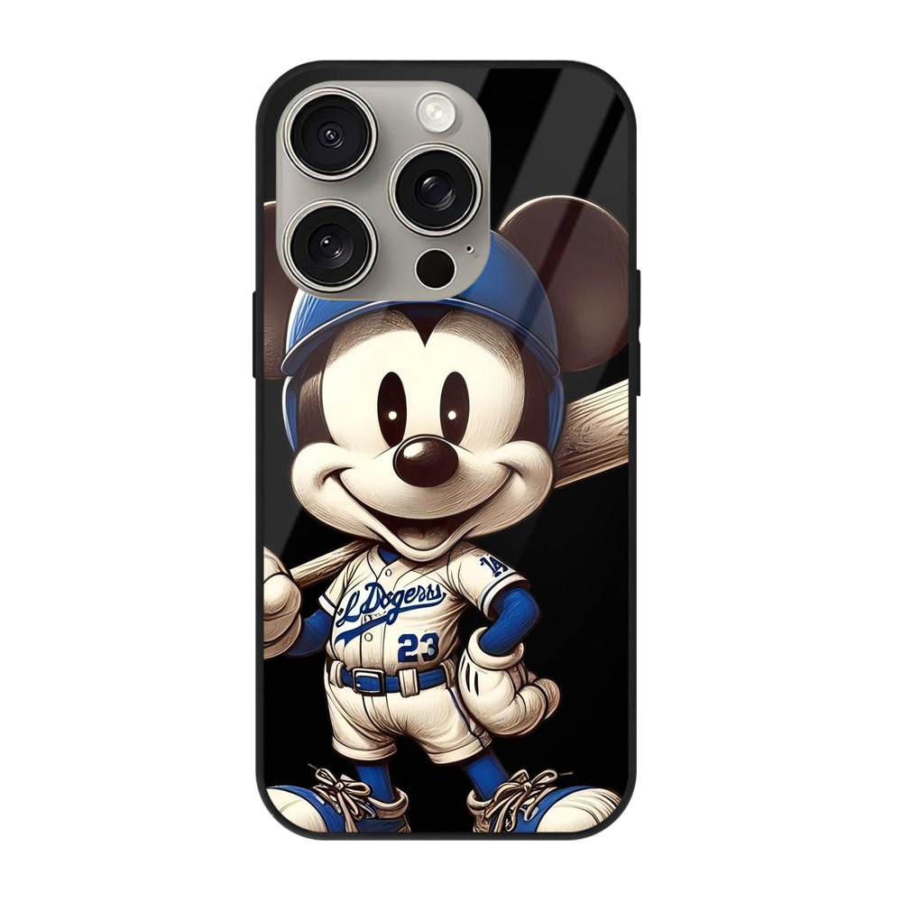  IPhone 15 Pro Mirror Phone Case – UV Printed Glass + TPU – Scratch-Resistant, Wireless Charging Compatible, Precise Fit & Stylish Design