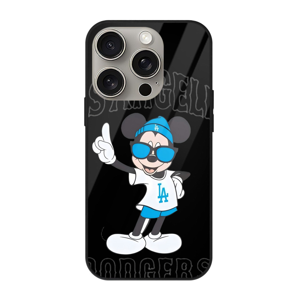  IPhone 15 Pro Mirror Phone Case – UV Printed Glass + TPU – Scratch-Resistant, Wireless Charging Compatible, Precise Fit & Stylish Design