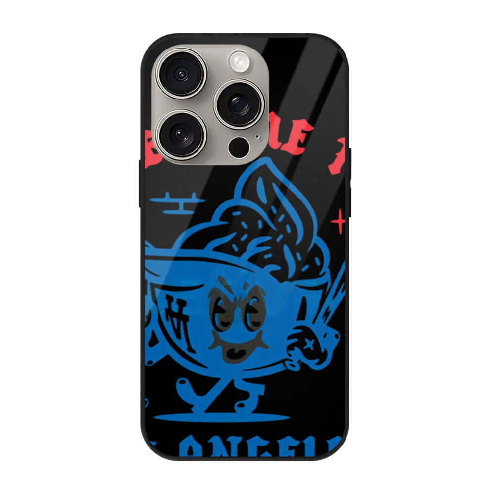  IPhone 15 Pro Mirror Phone Case – UV Printed Glass + TPU – Scratch-Resistant, Wireless Charging Compatible, Precise Fit & Stylish Design